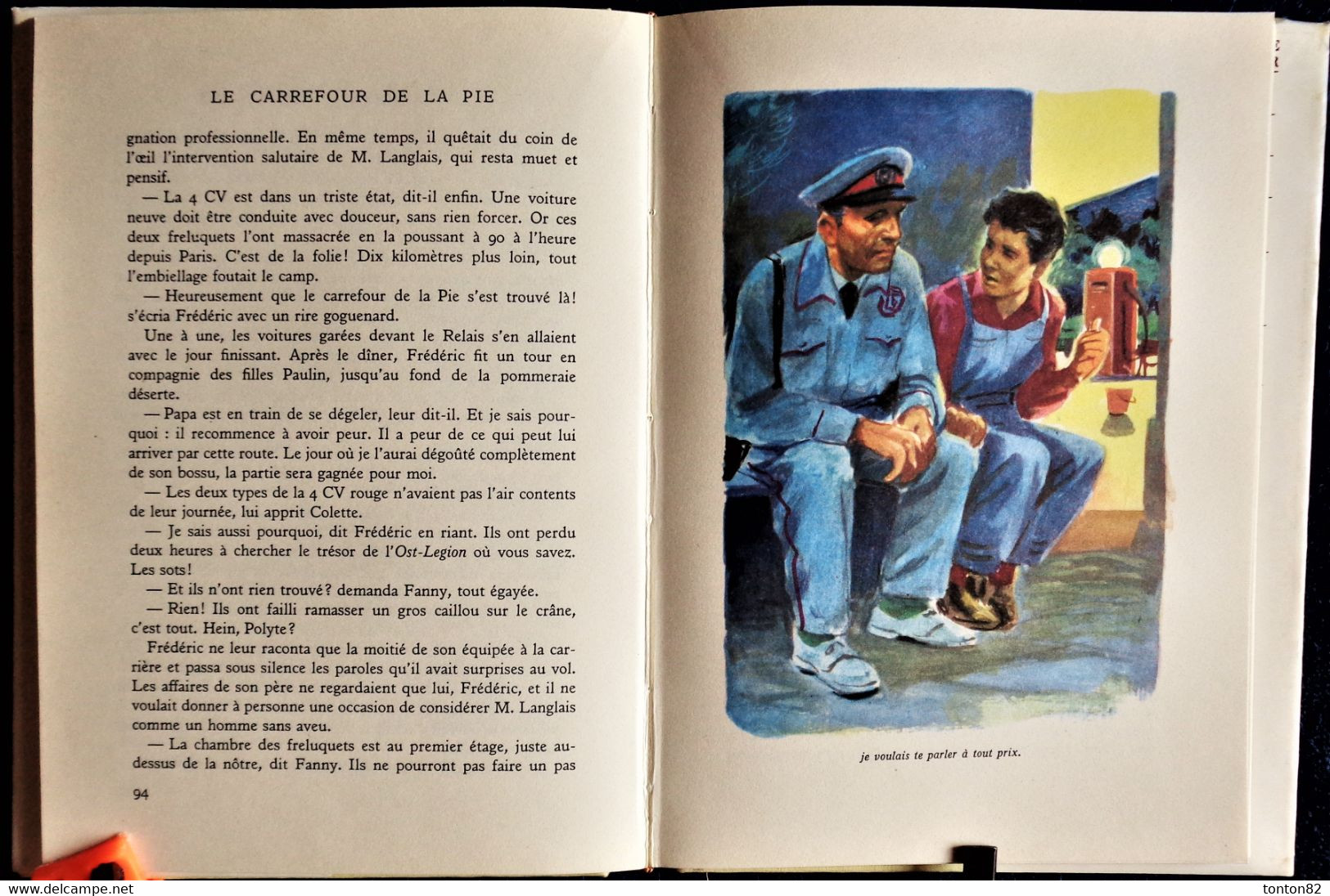 Paul Berna - Le carrefour de la pie - Rouge et Or Souveraine - ( 1957 ) .
