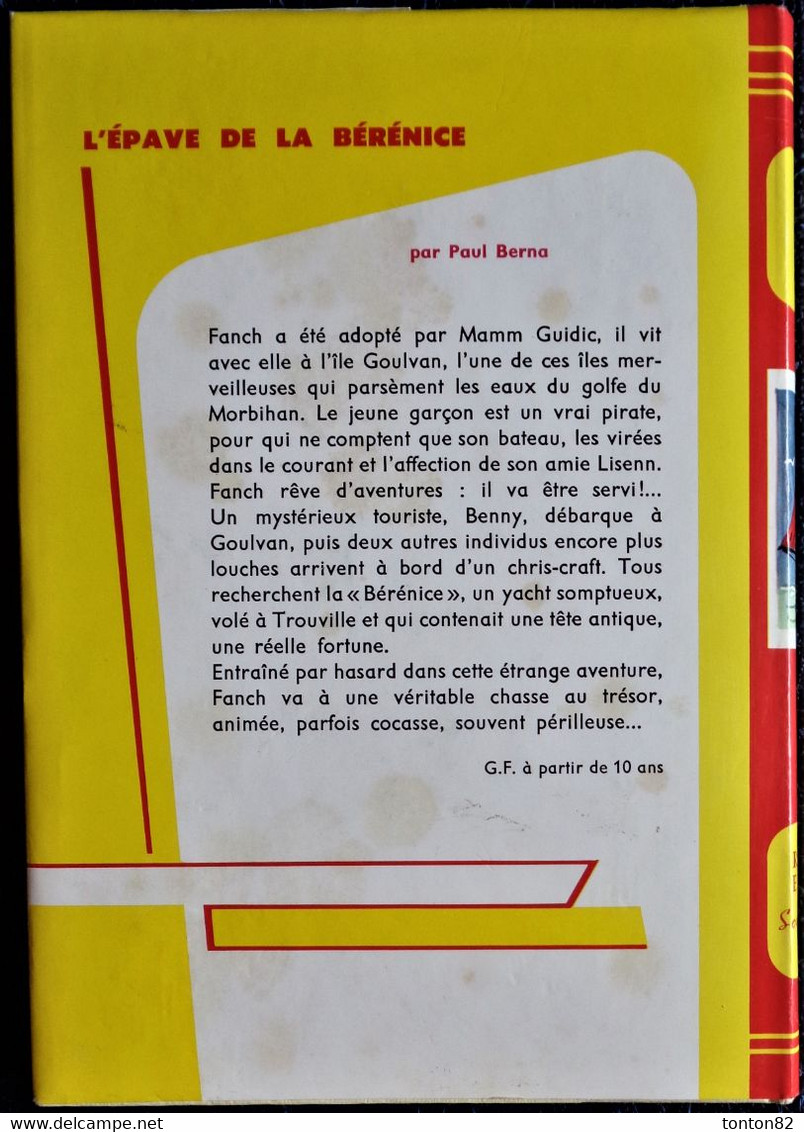 Paul Berna - L'épave De La Bérénice - Rouge Et Or Souveraine - ( 1969 ) . - Bibliotheque Rouge Et Or