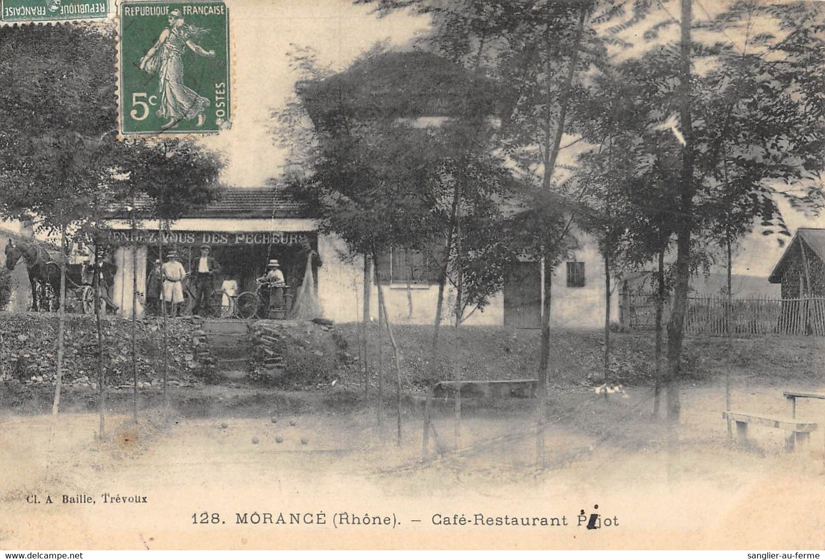 CPA 69 MORANCE CAFE RESTAURANT PAJOT - Other & Unclassified