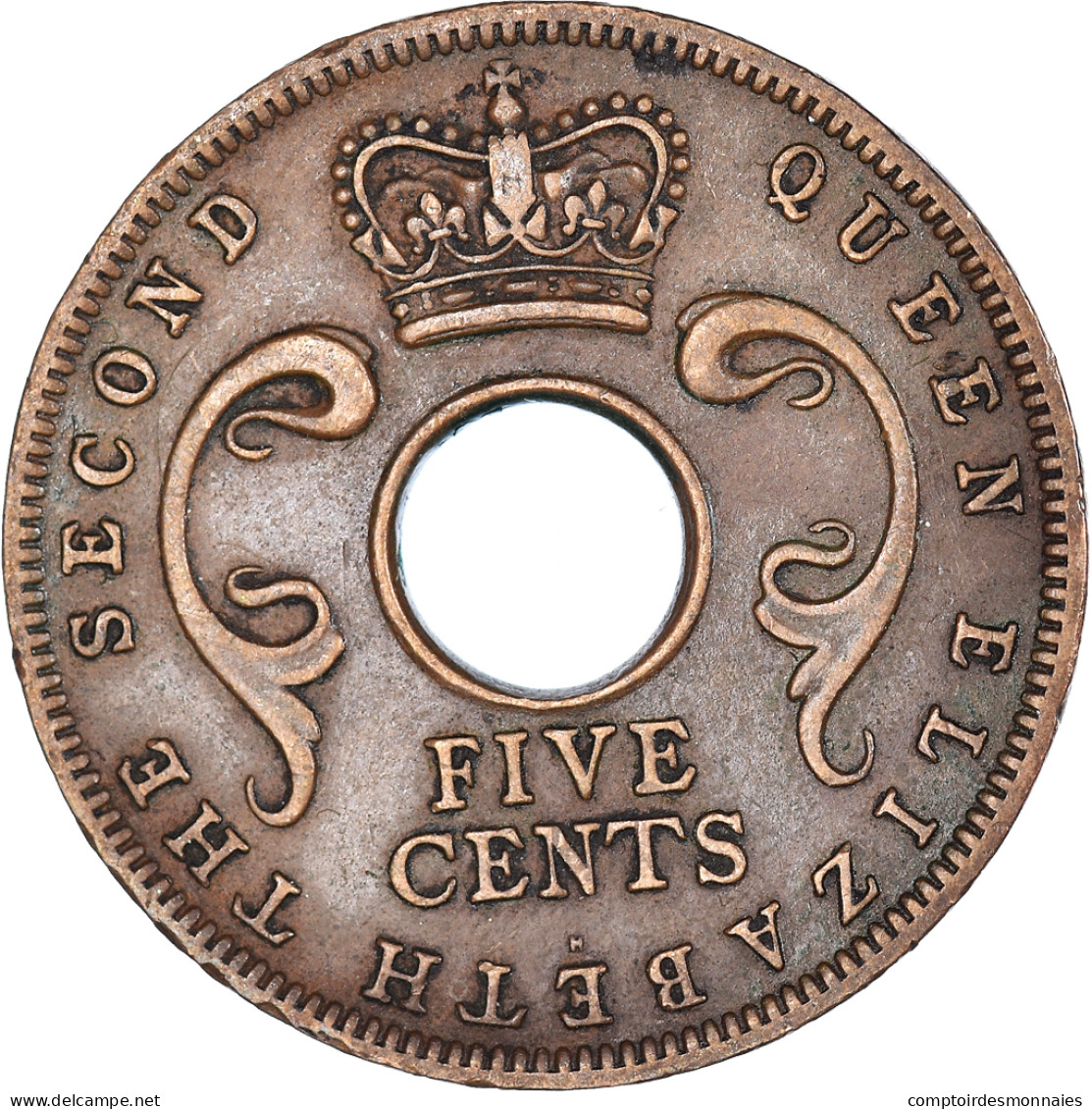 Monnaie, Afrique Orientale, 5 Cents, 1957, TTB, Bronze, KM:37 - Colonie Britannique