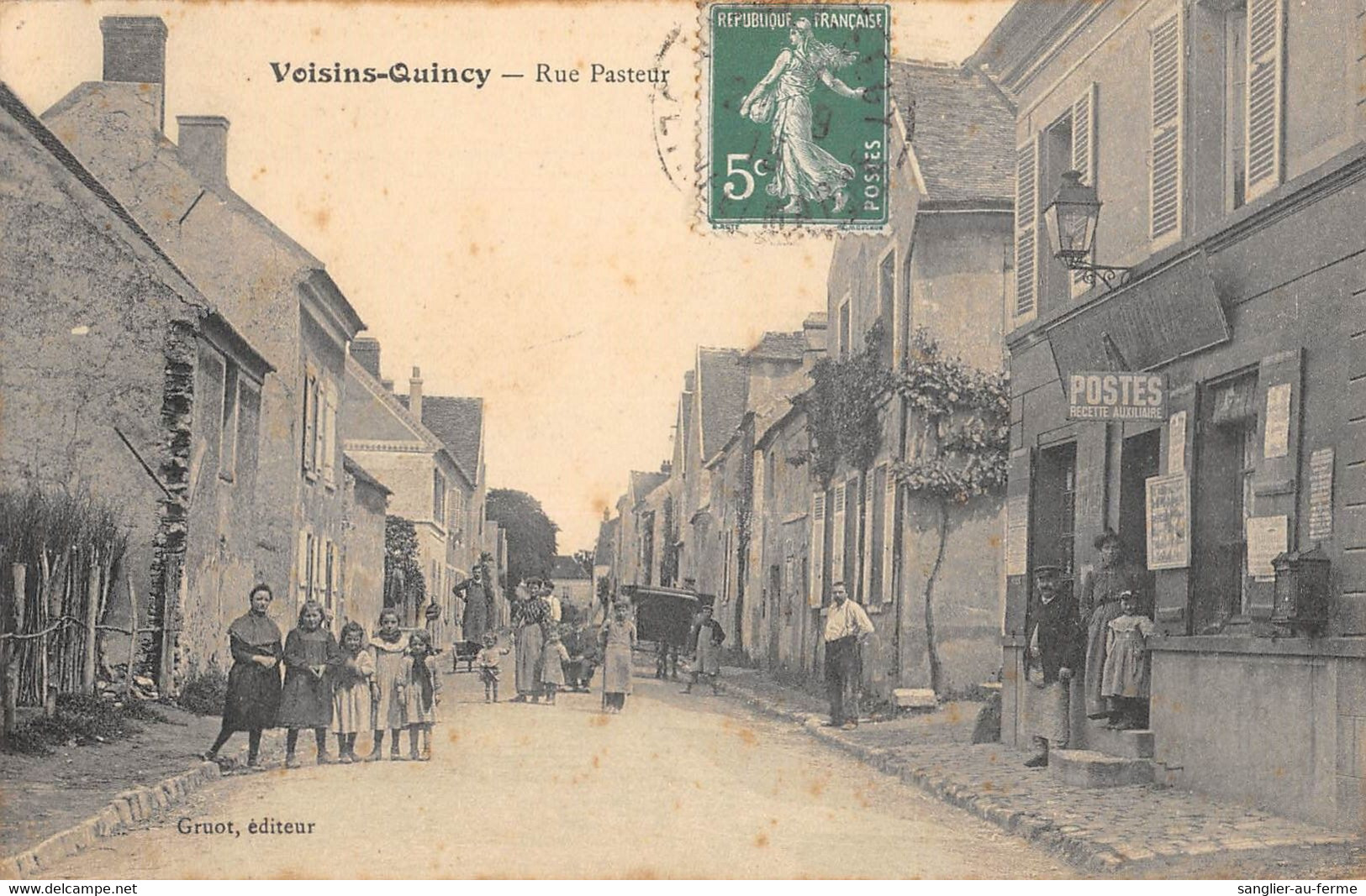 CPA 77 VOISIN QUINCY RUE PASTEUR / POSTES RECETTE - Altri & Non Classificati