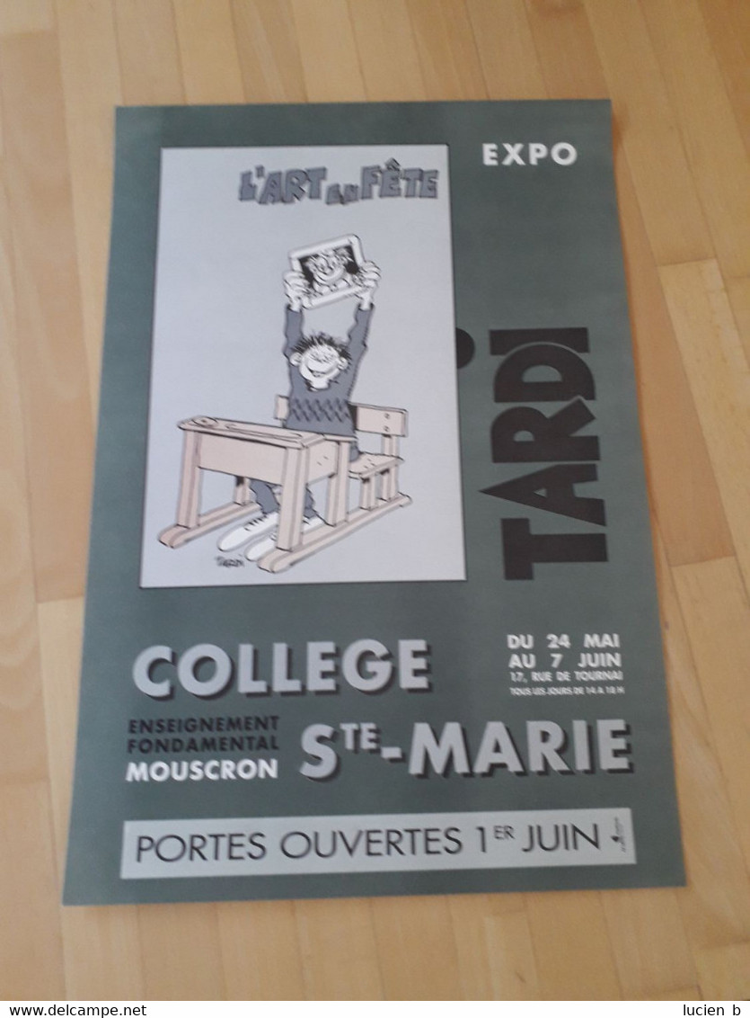 TARDI  -  Affiche Pour L'expo "L'art En Fête" - Tardi