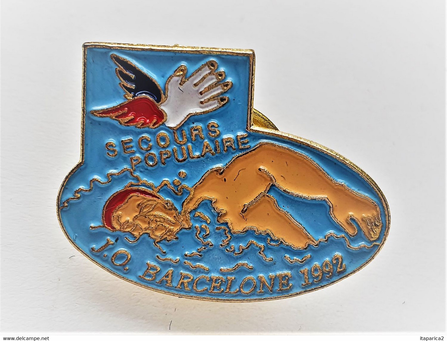 PINS JO De BARCELONE 1992 Secours Populaire Natation  / 33NAT - Jeux Olympiques