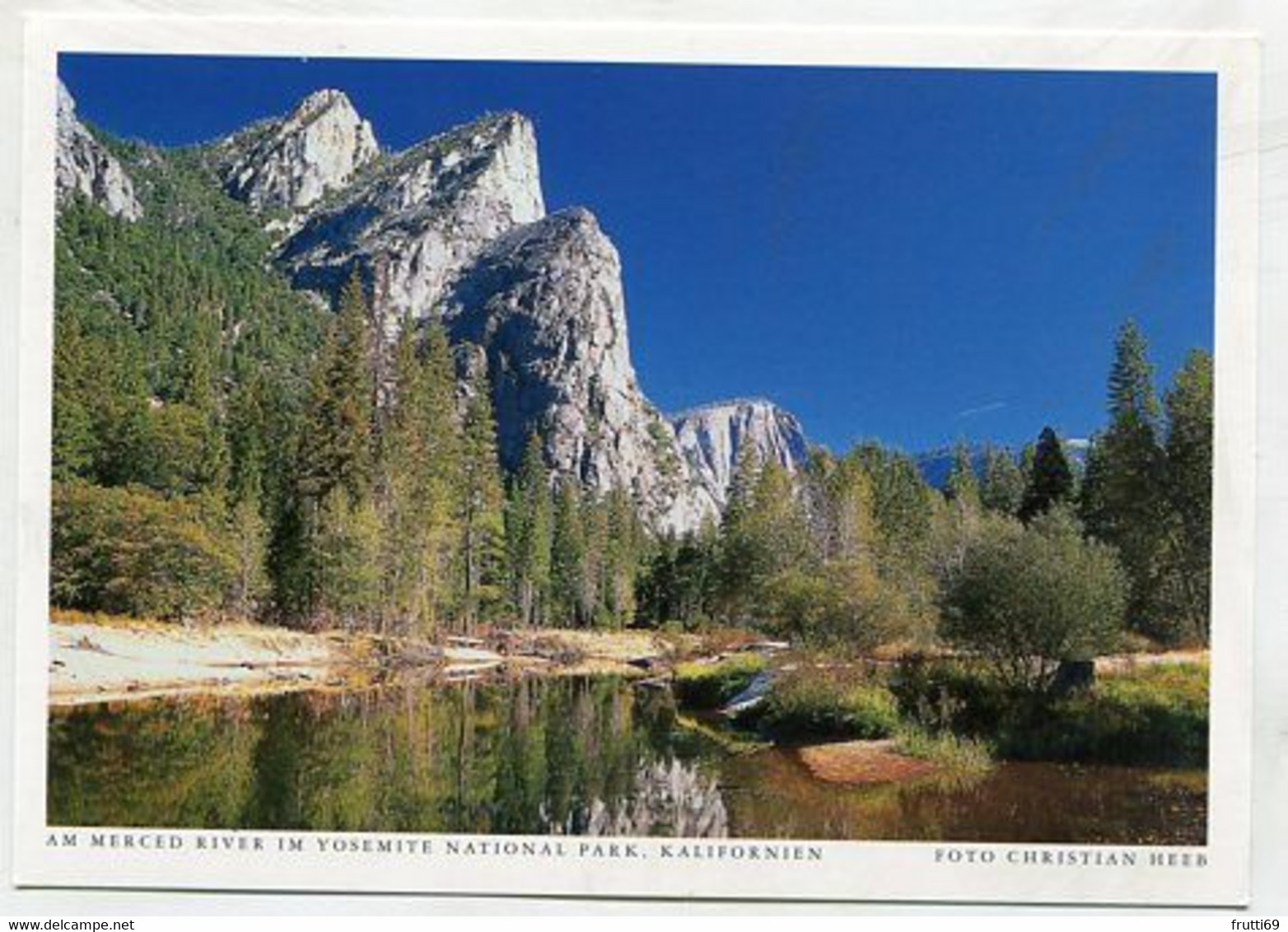 AK 072697 USA - California - Am Merced River Im Yosemite National Park - Yosemite
