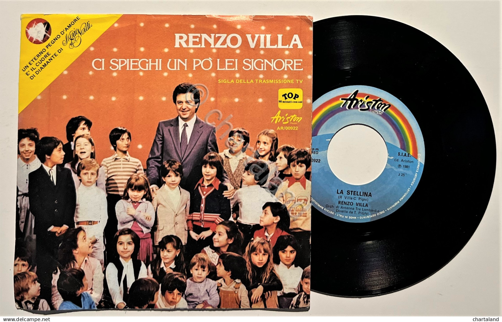 Disco Musicale 45 Giri - Ci Spieghi Un Po' Lei Signore - Renzo Villa - 1981 - Complete Collections