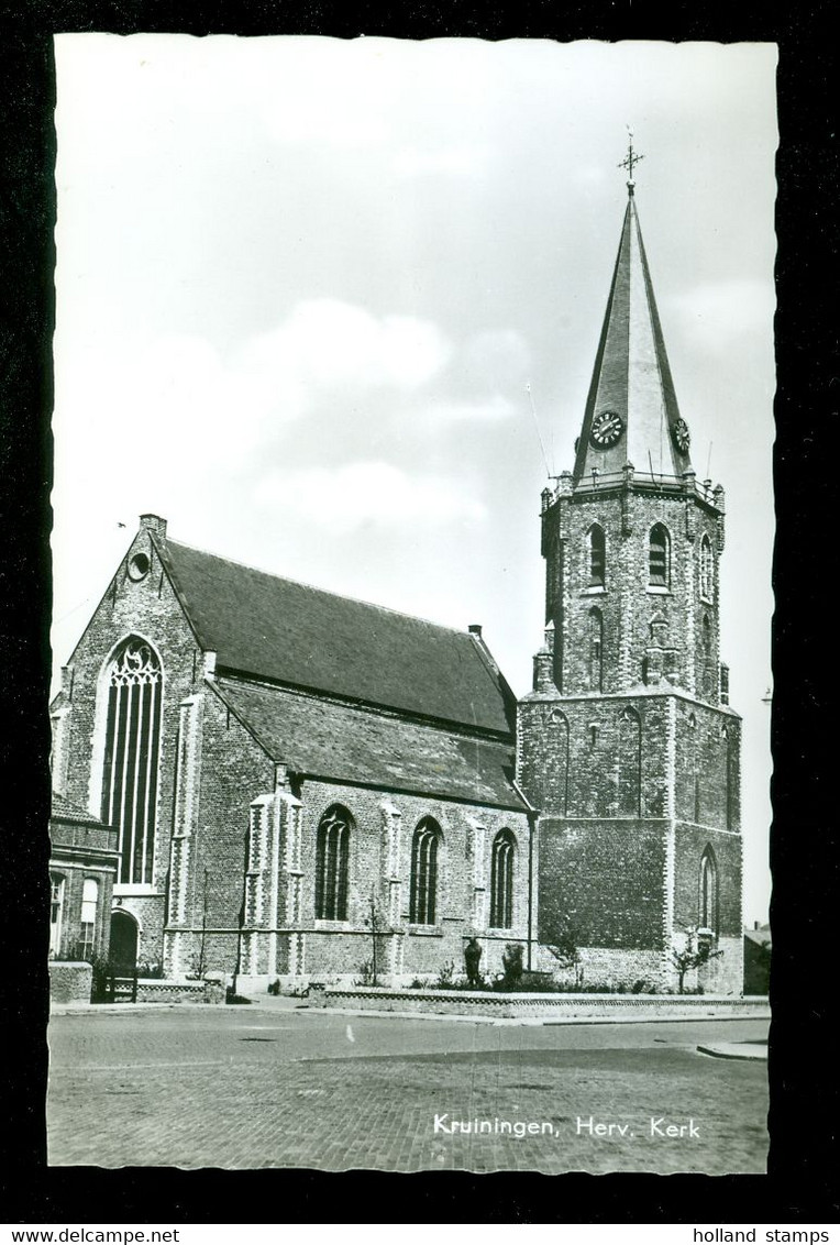 ANSICHTKAART * ZEELAND * KRUININGEN * HERVORMDE KERK   (3943) - Kruiningen