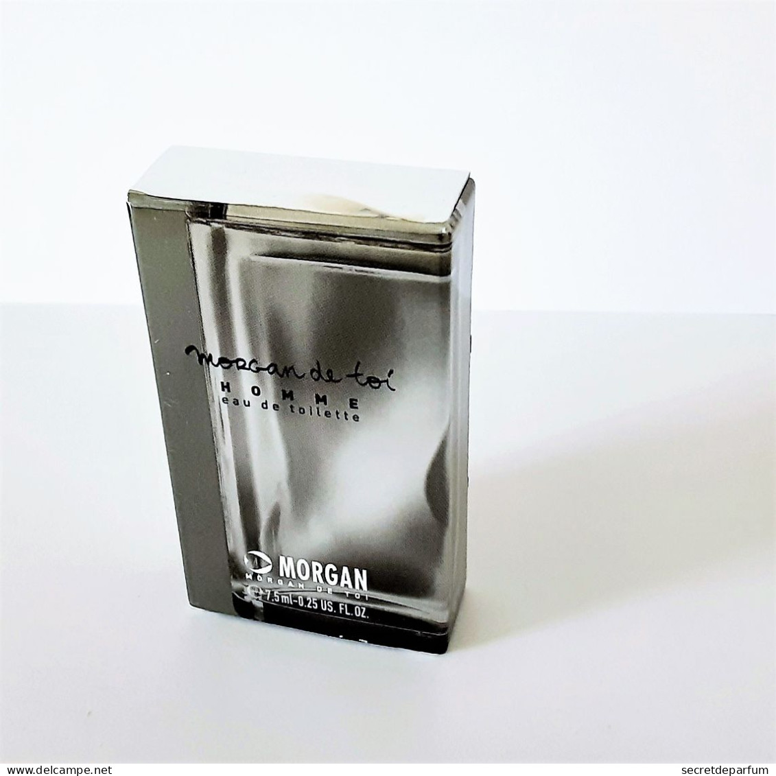 BOITE VIDE MINIATURE    MORGAN De  TOI HOMME  De MORGAN    EDT   7.5   Ml - Miniatures Men's Fragrances (in Box)