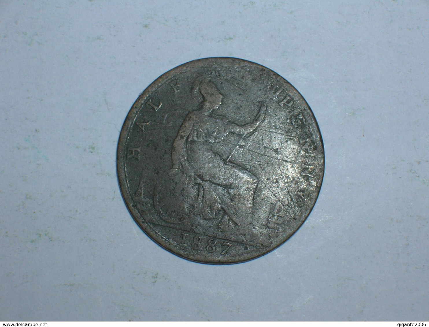 Gran Bretaña. 1/2 Penique 1887 (10970) - C. 1/2 Penny