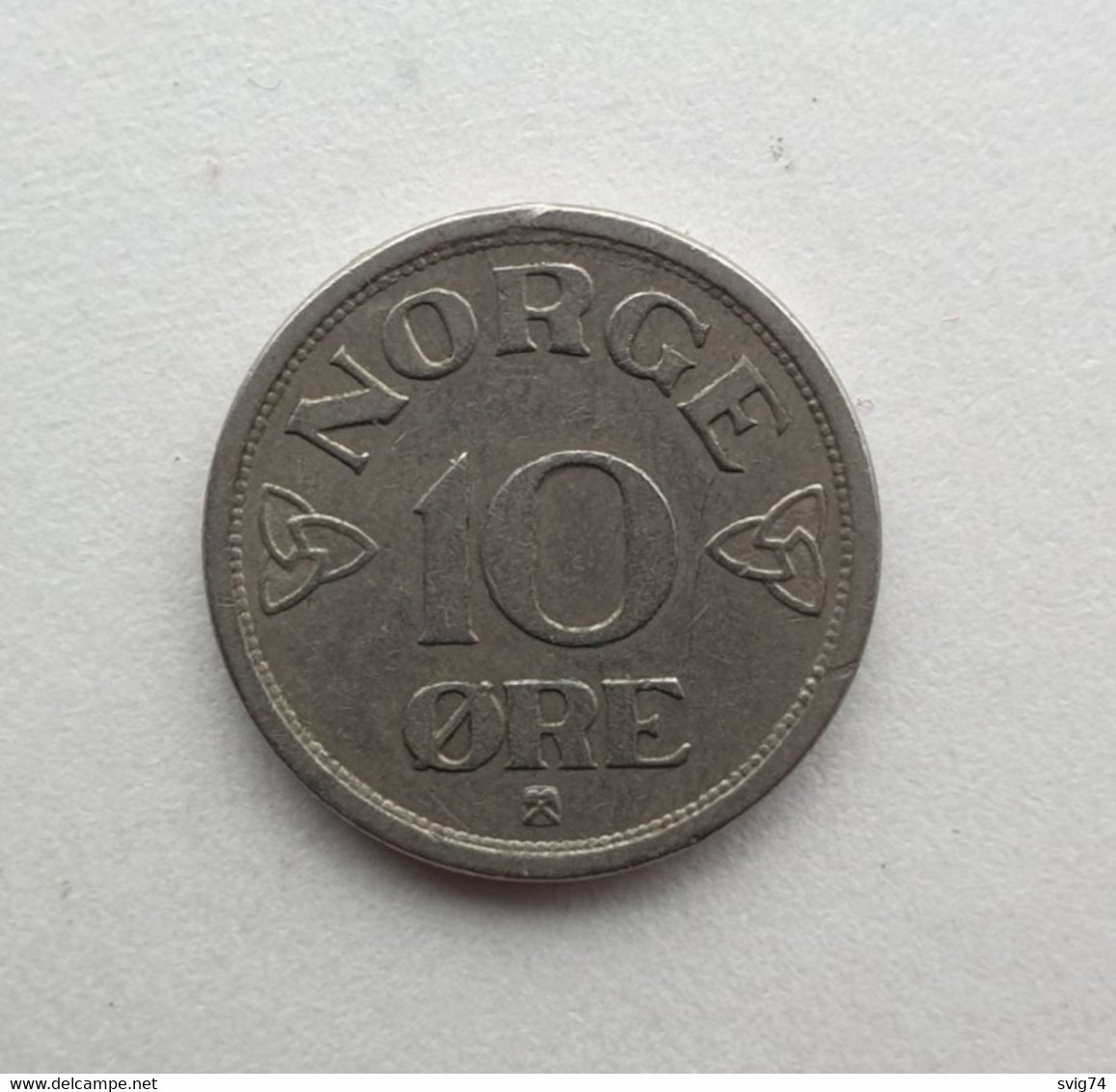 Norway - 10 Øre - Haakon VII - 1955 - Norway