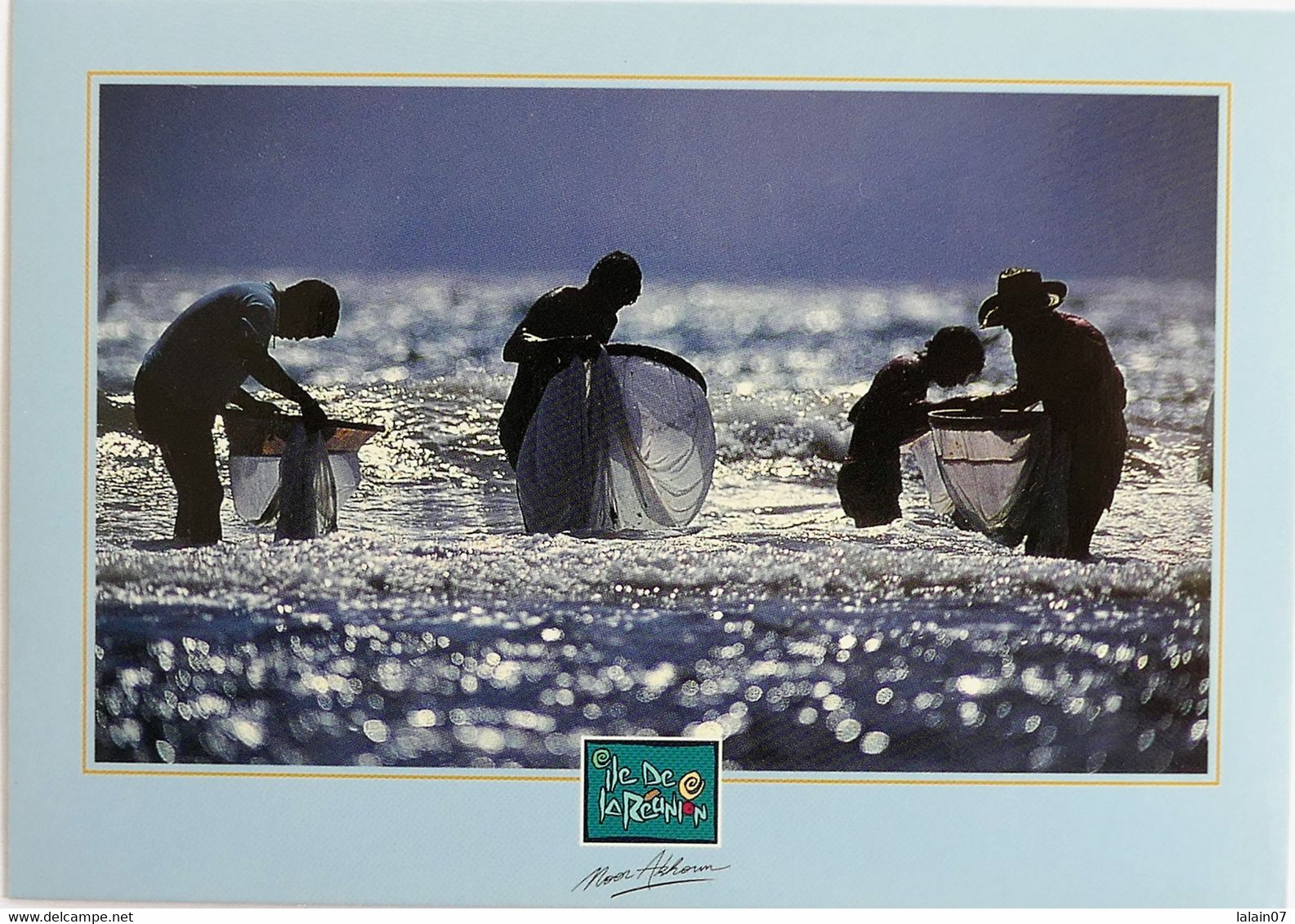 Carte Postale : Ile De La Réunion : Pêcheurs De Bichiques à SAINT-BENOIT, En 1993 - Saint Benoît