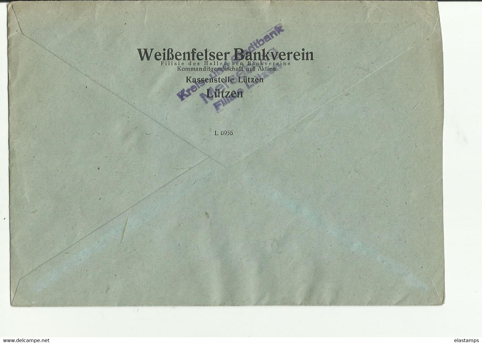 SACHSEN CV 1949 LUTEZEN - Covers & Documents