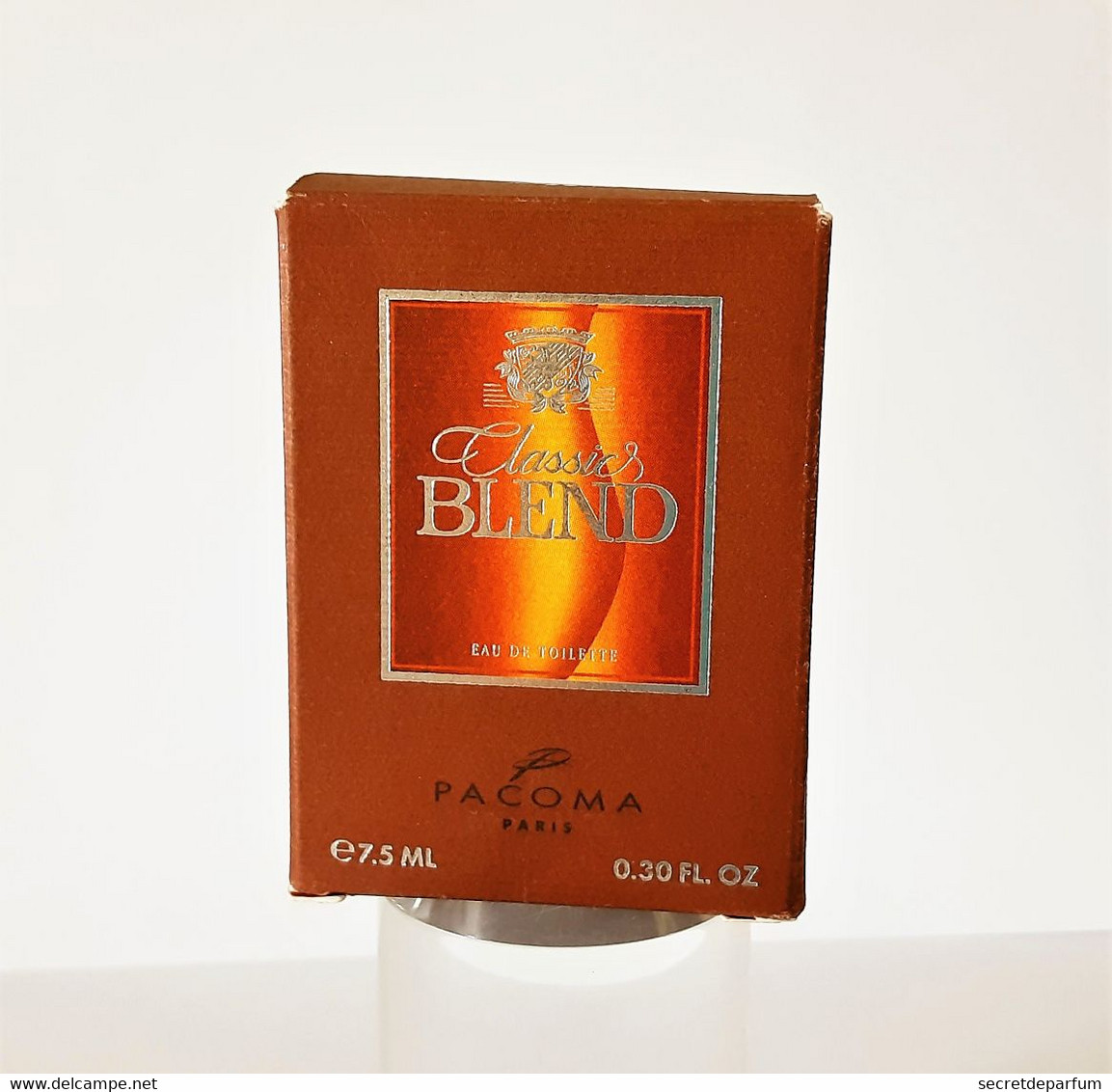 BOITE VIDE MINIATURE  De Parfum CLASSICS BLEND   EDT  7.5 Ml De PACOMA - Miniatures Hommes (avec Boite)