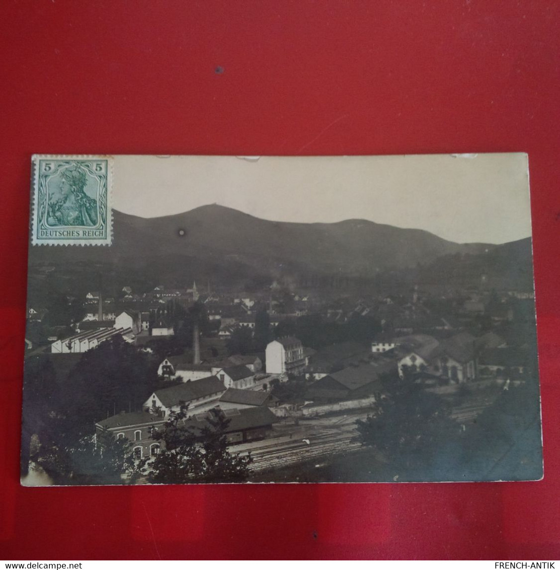 CARTE PHOTO MASEVAUX 1914 GARE - Masevaux