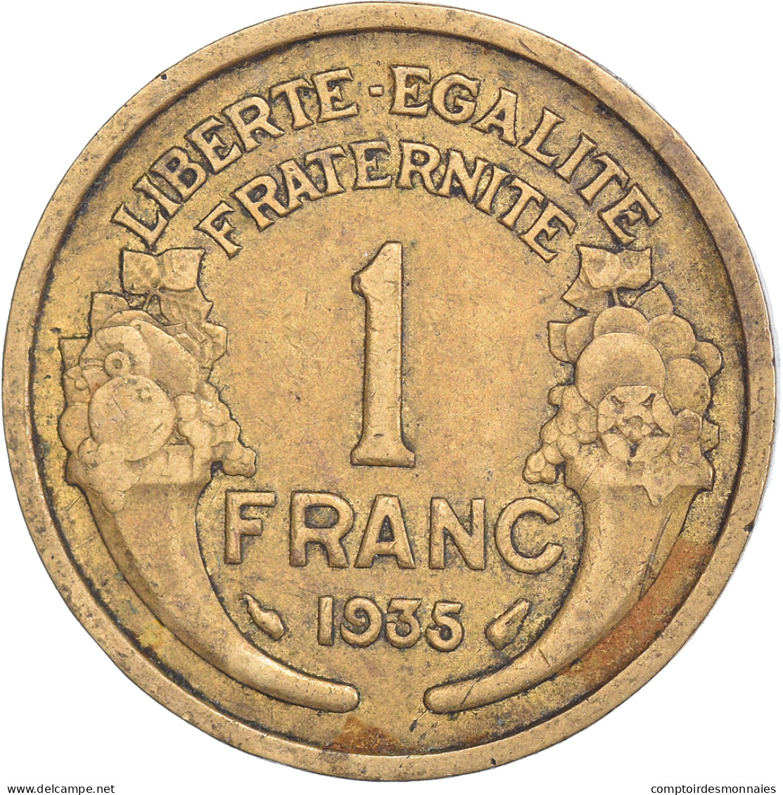 Monnaie, France, Franc, 1935 - H. 1 Franc