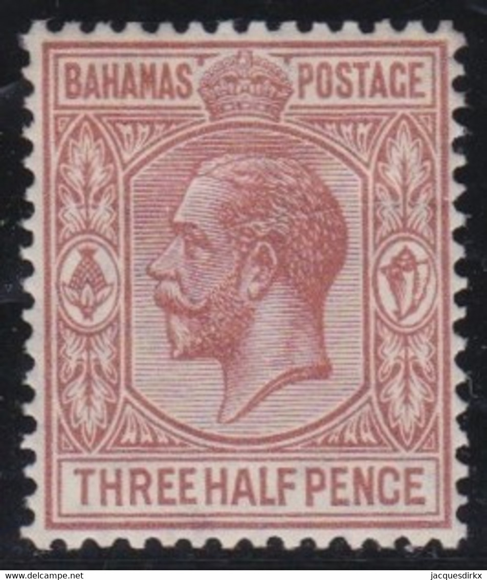 Bahamas     .    SG    .     117      .      *     .    Mint-hinged - 1859-1963 Kronenkolonie