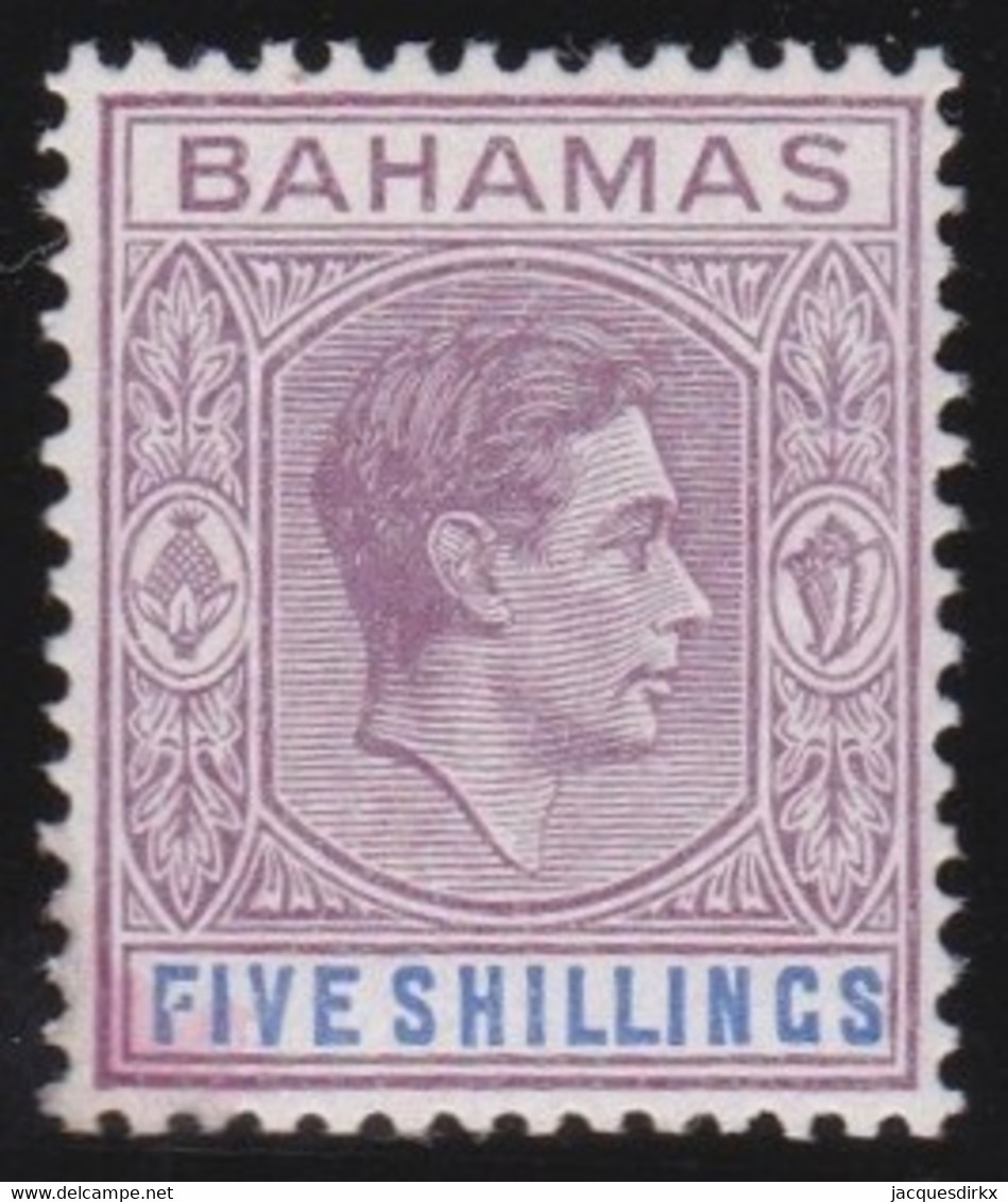 Bahamas     .    SG    .     156      .      *     .    Mint-hinged - 1859-1963 Crown Colony