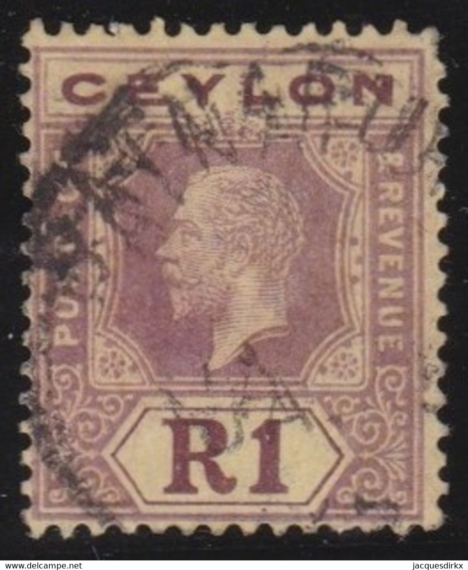 Ceylon      .    SG    .    354   Die I      .      O     .   Cancelled - Ceylan (...-1947)