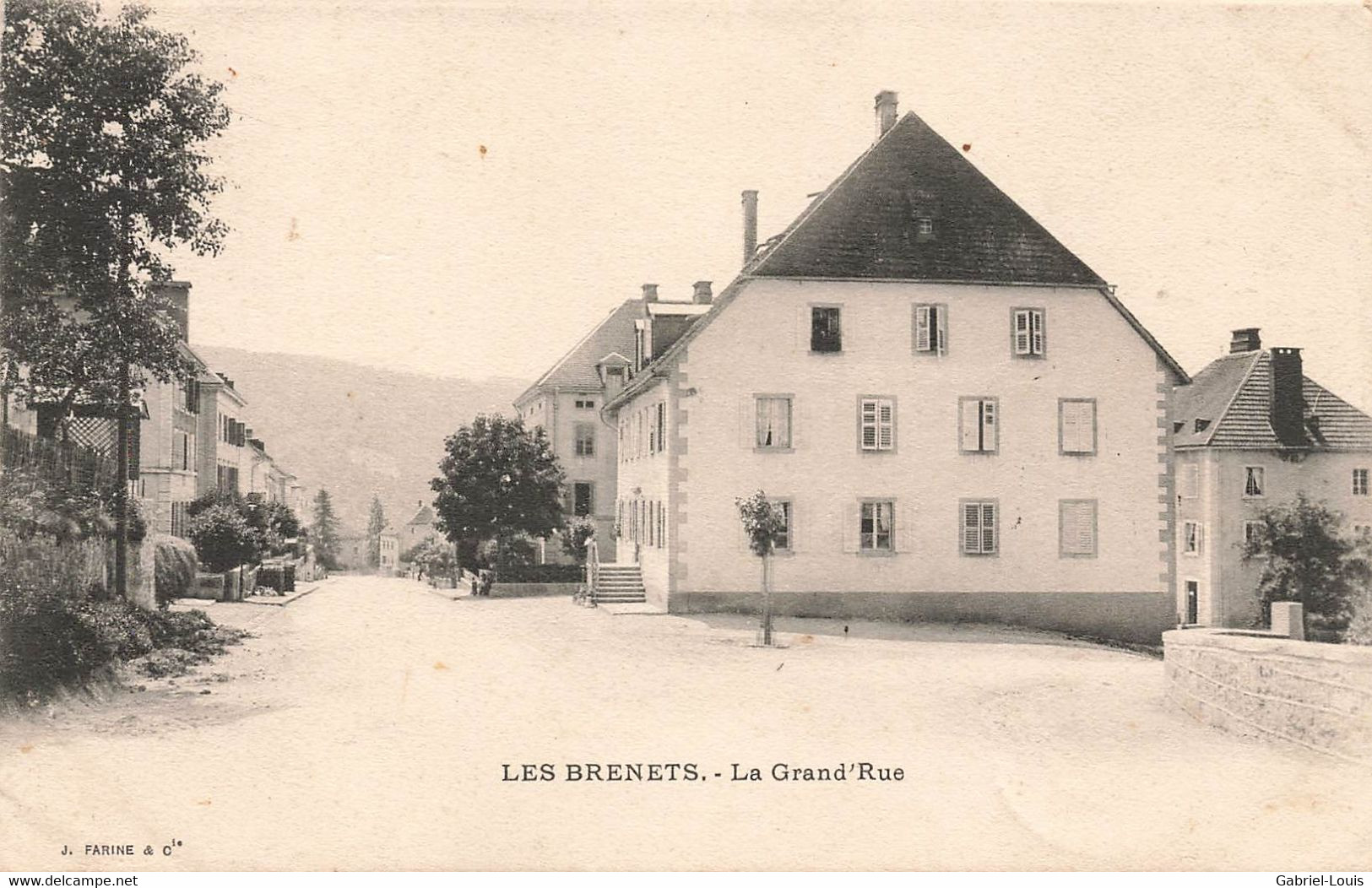 Les Brenets La Grand'Rue 1905 Grande Rue - Les Brenets