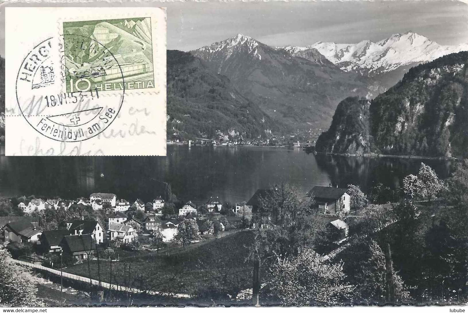 Hergiswil - Blick Gegen Osten         1953 - Hergiswil