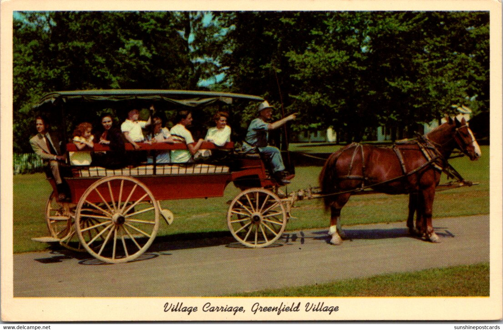 Michigan Dearborn Greenfield Village The Village Carriage - Dearborn