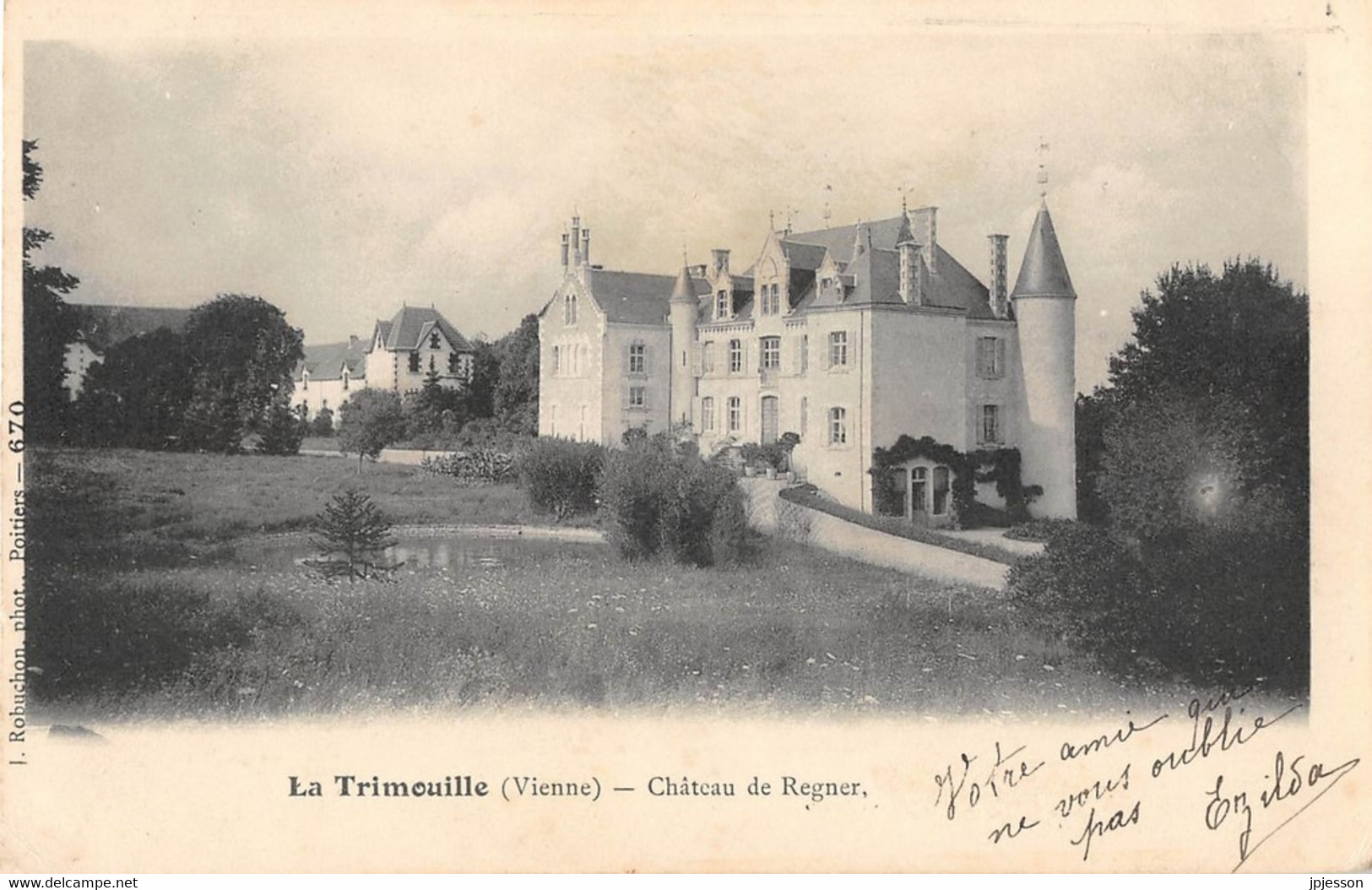 VIENNE  86  LA TRIMOUILLE - CHATEAU DE REGNER - La Trimouille