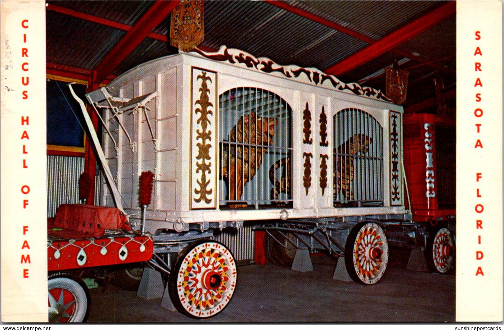 Florida Sarasota Circus Hall Of Fame Cage Wagon No 110 - Sarasota