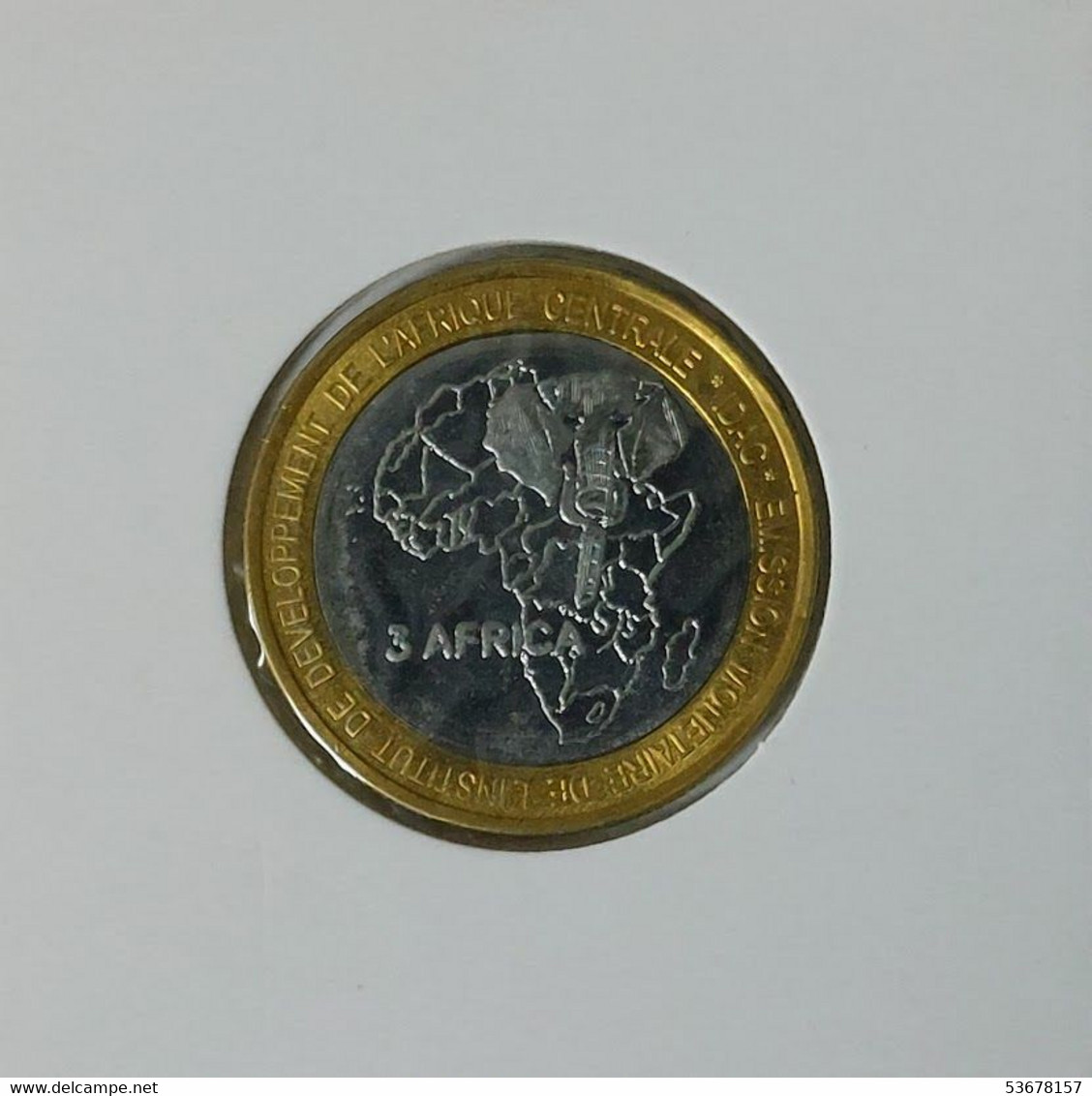 Gabon - 4500 Francs CFA  (3 Africa) 2007, X# 17 (Fantasy Coin) (#1339) - Gabon