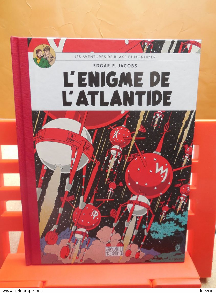BD BLAKE ET MORTIMER L'ENIGME DE L'ATLANTIDE, Tirage Limité, Dos Toilé, Edition Du Quotidien Belge ''Le Soir".........3B - Blake & Mortimer