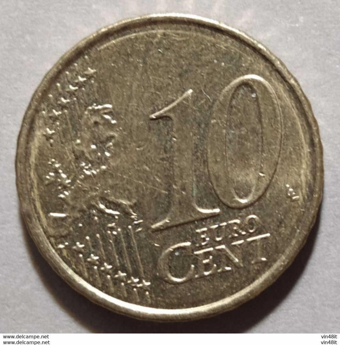 2012 - ITALIA REPUBBLICA - MONETA IN EURO - DEL VALORE DI 10 CENTESIMI - USATA - Italia