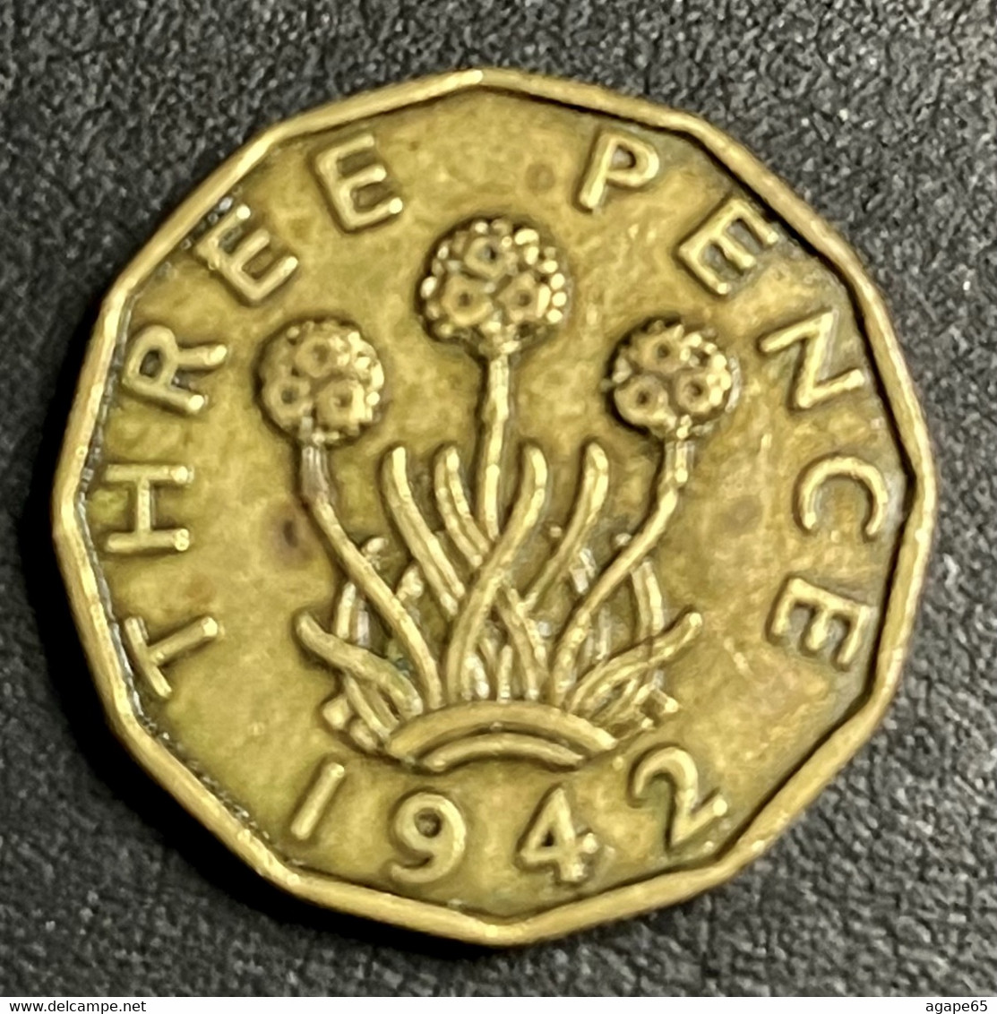 1942 United Kingdom 3 Pence - Otros & Sin Clasificación