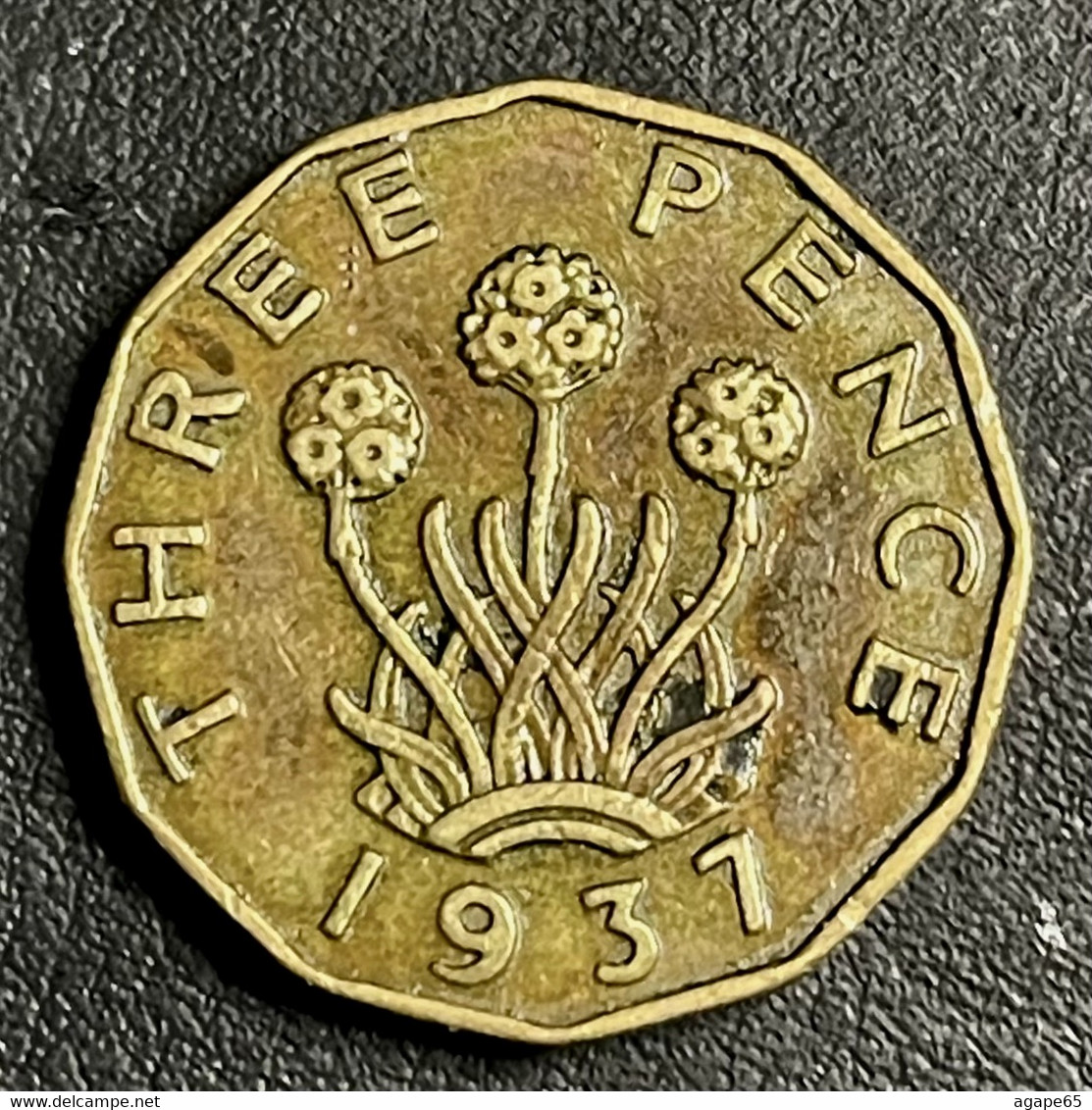 1937 United Kingdom 3 Pence - Sonstige & Ohne Zuordnung