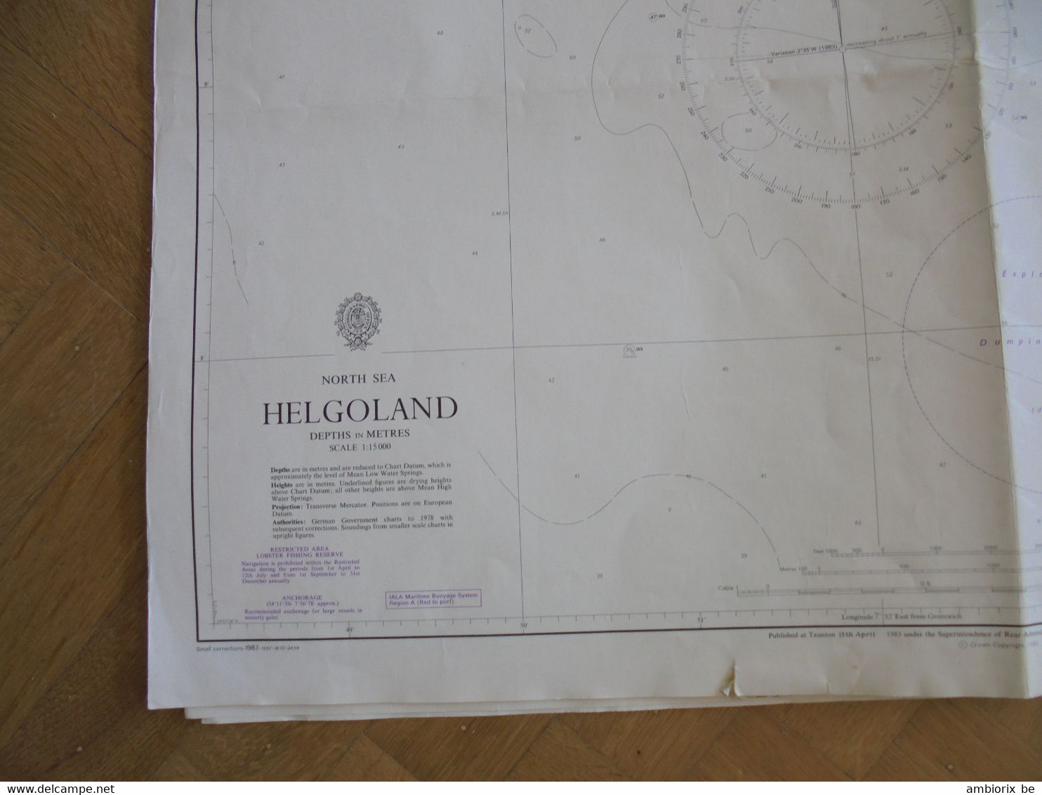 Helgoland - Carte Marine - Seekarten