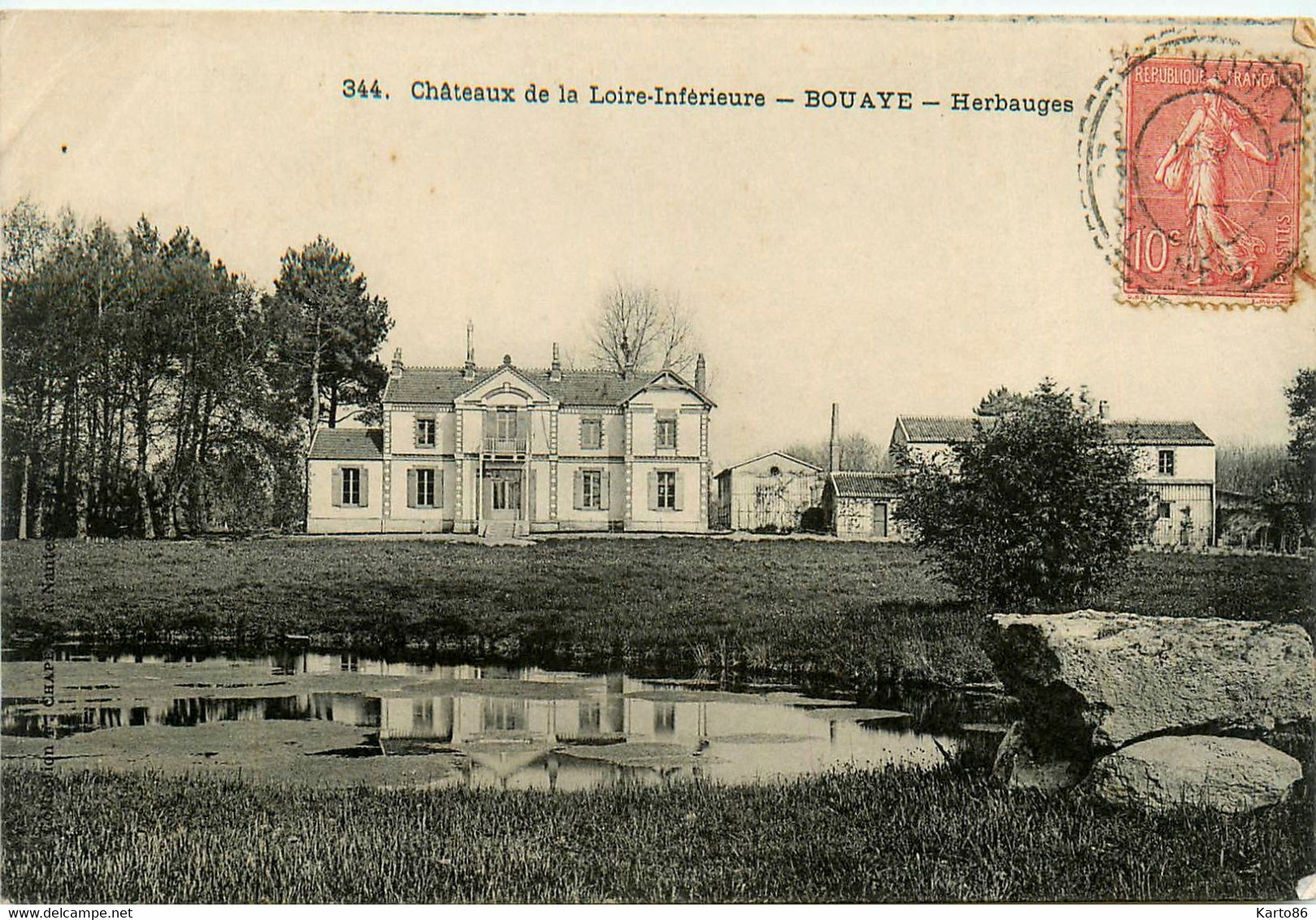 Bouaye * Le Château Herbauges * Châteaux De La Loire Inférieure N°344 - Bouaye