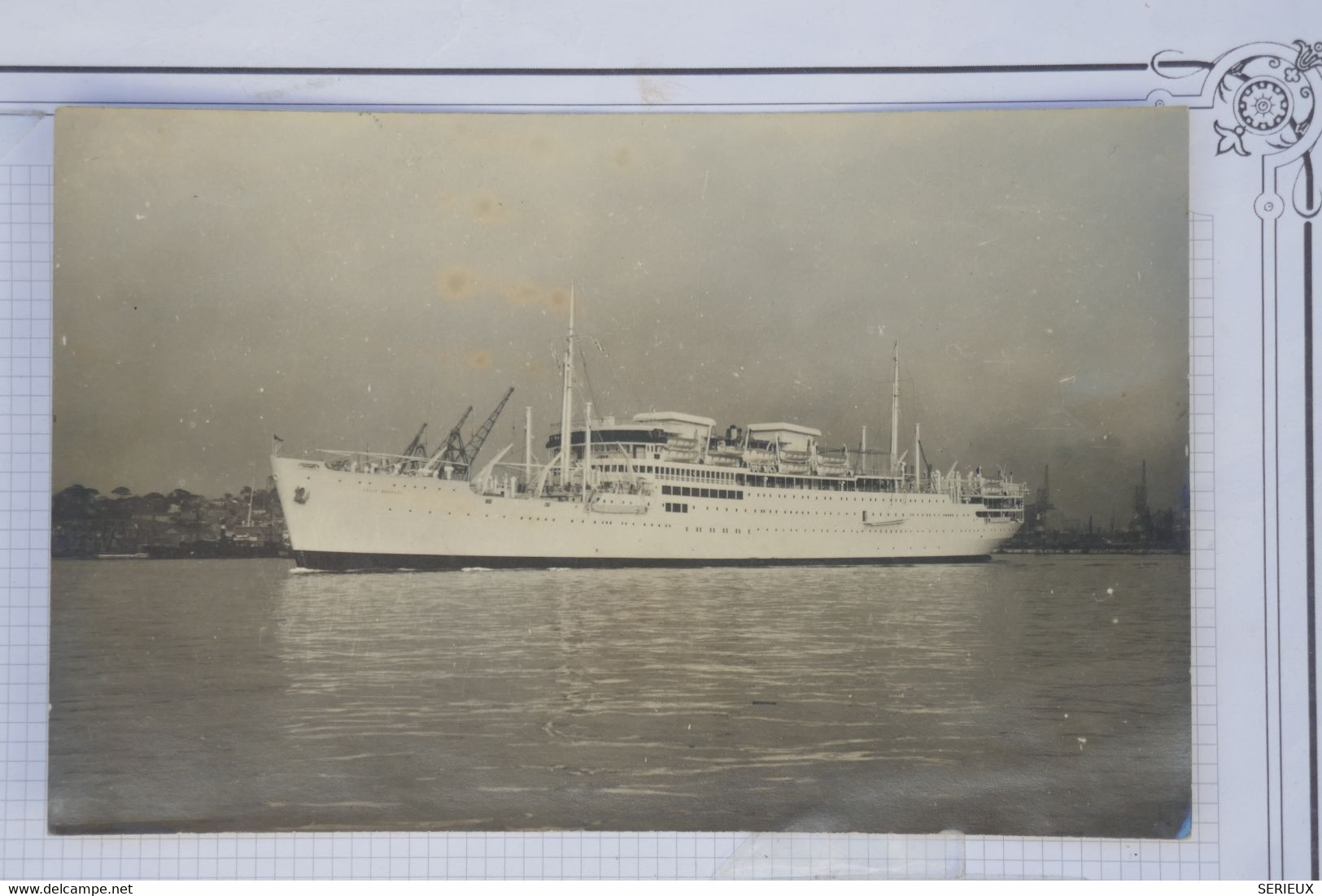 BB6 INDOCHINE  BELLE  CARTE CURIOSITé 1947 POUR ISLAND +SHIP++ - Briefe U. Dokumente