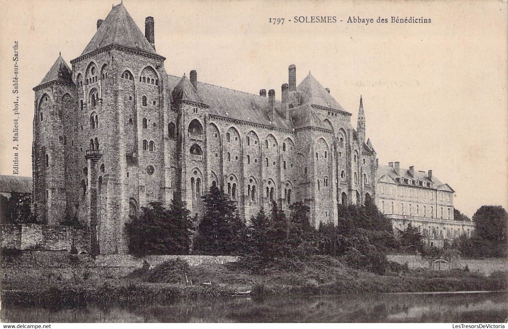 CPA - 59 - SOLESMES - Abbaye Des Bénédictins - Edition J Malicot, Sablé Sur Sarthe - Solesmes