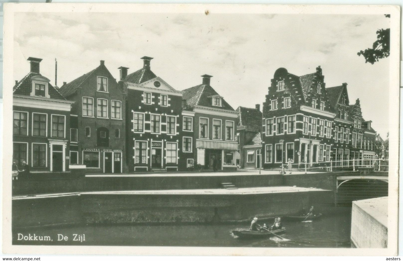 Dokkum 1959; De Zijl (punaisegaatje!) - Gelopen. (A.J. Schaaf - Dokkum) - Dokkum