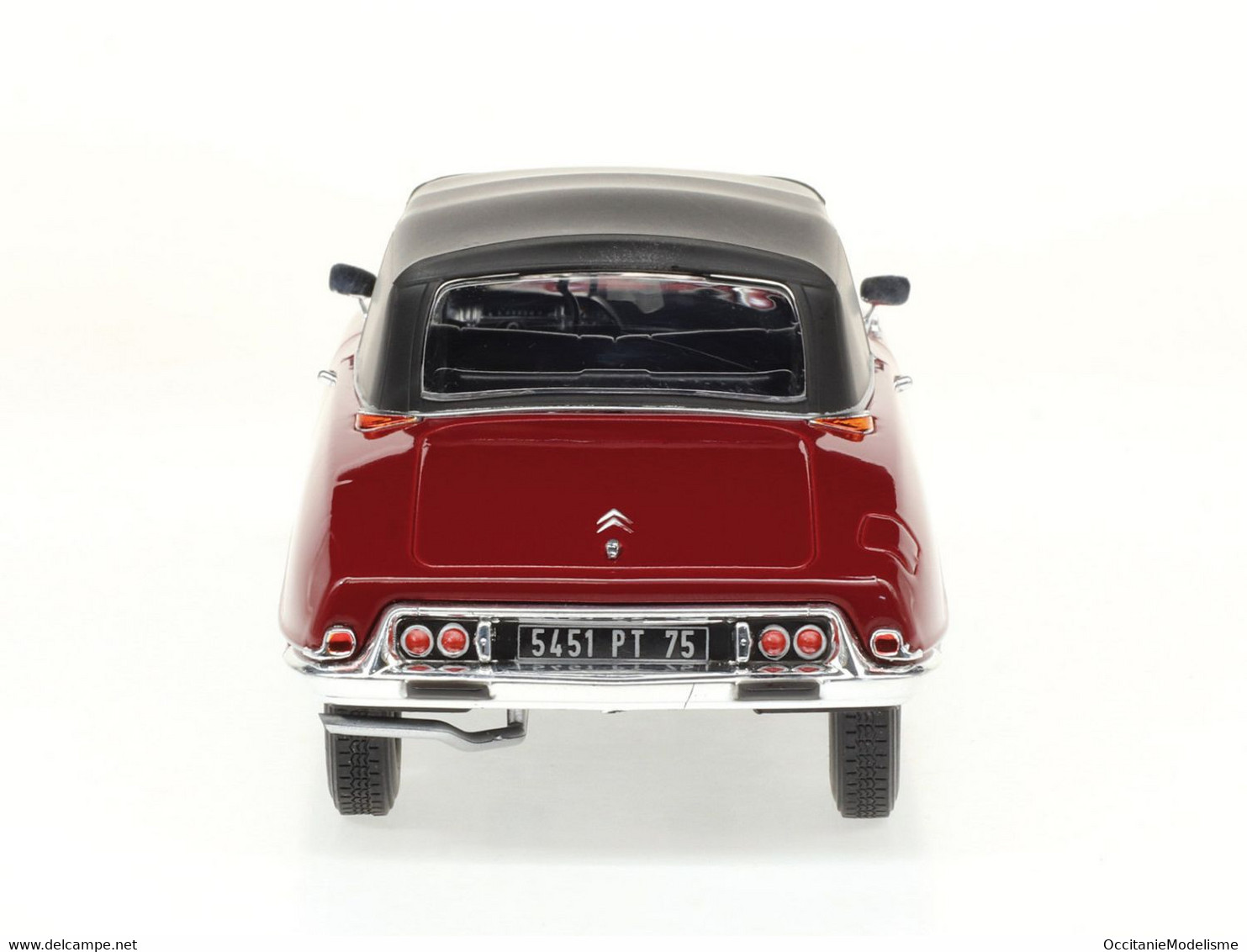 Hachette / Ixo - CITROEN DS 19 Cabriolet Décapotable Rouge Foncé Neuf NBO 1/24 - Autres & Non Classés