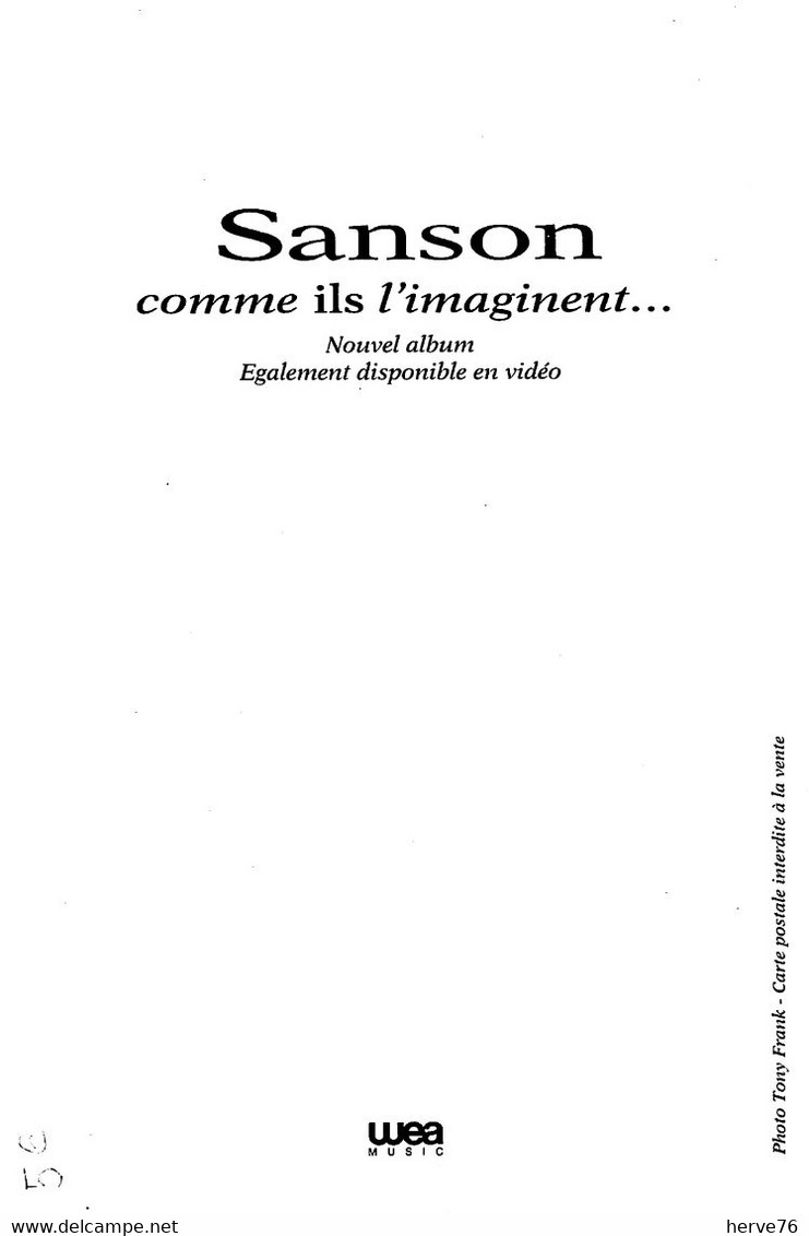 Véronique SANSON, Chanteuse - Autographe - Dédicace - Comme Ils L'imaginent... - Other & Unclassified