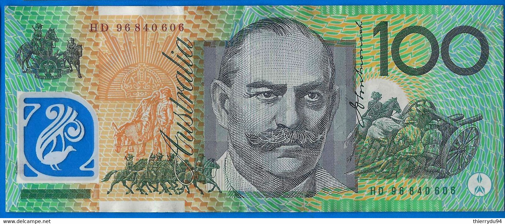 Australie 100 Dollars 1996 Que Prix + Port Polymere Australia Prefix HD Oceania Crypto Bitcoin Paypal OK - 1992-2001 (billetes De Polímero)