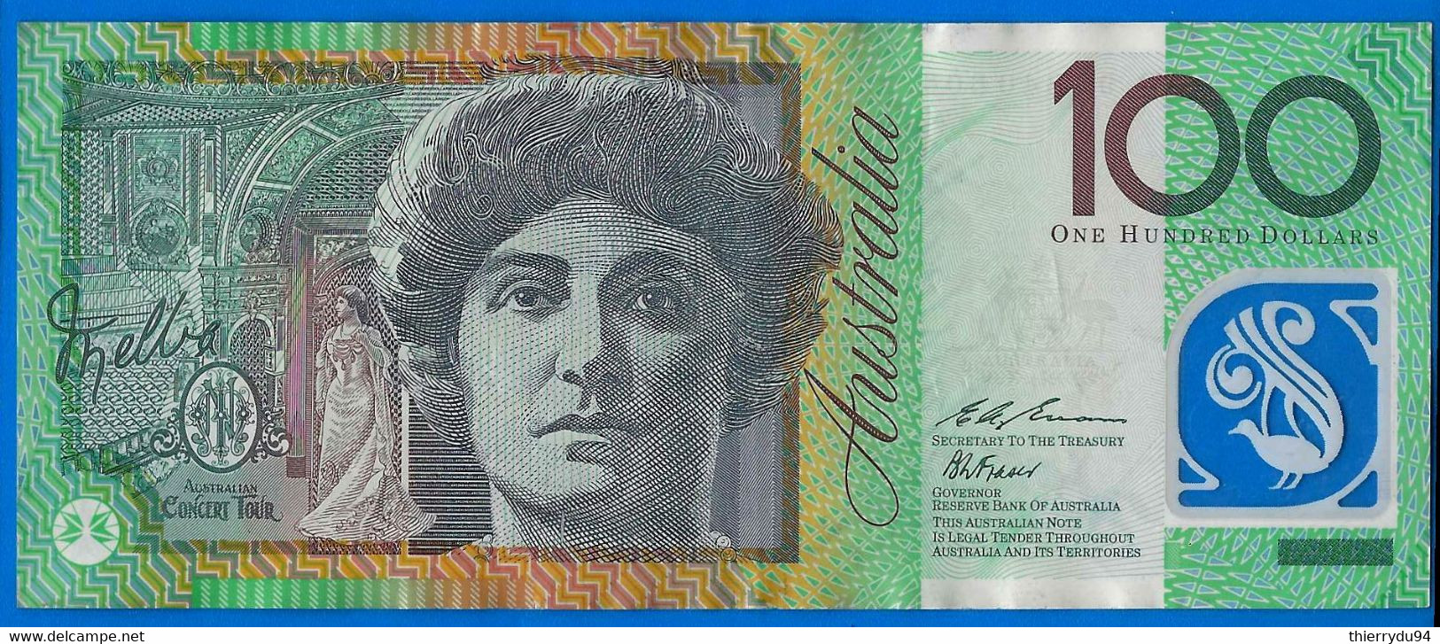 Australie 100 Dollars 1996 Que Prix + Port Polymere Australia Prefix HD Oceania Crypto Bitcoin Paypal OK - 1992-2001 (polymère)