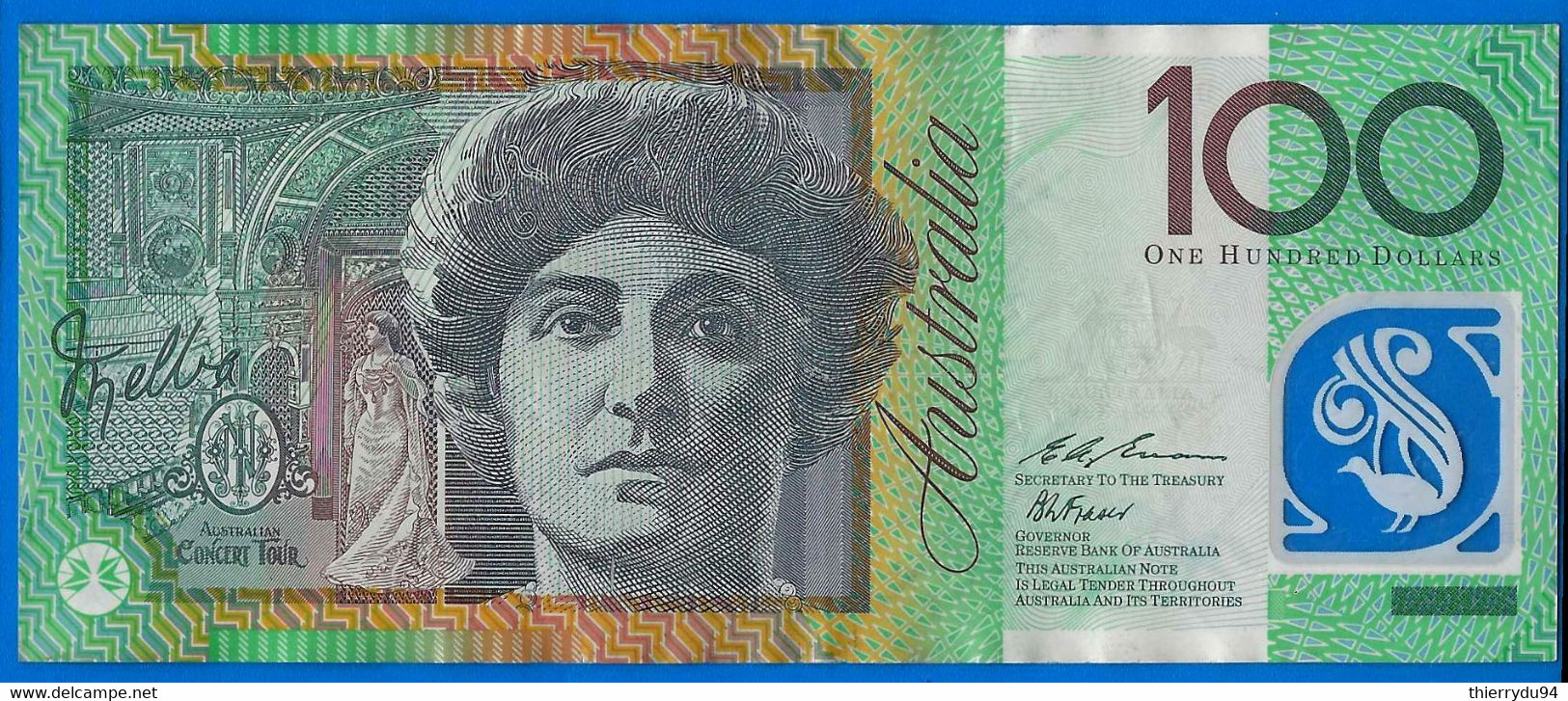 Australie 100 Dollars 1996 Que Prix + Port Polymere Australia Prefix HD Oceania Crypto Bitcoin Paypal OK - 1992-2001 (Polymer)