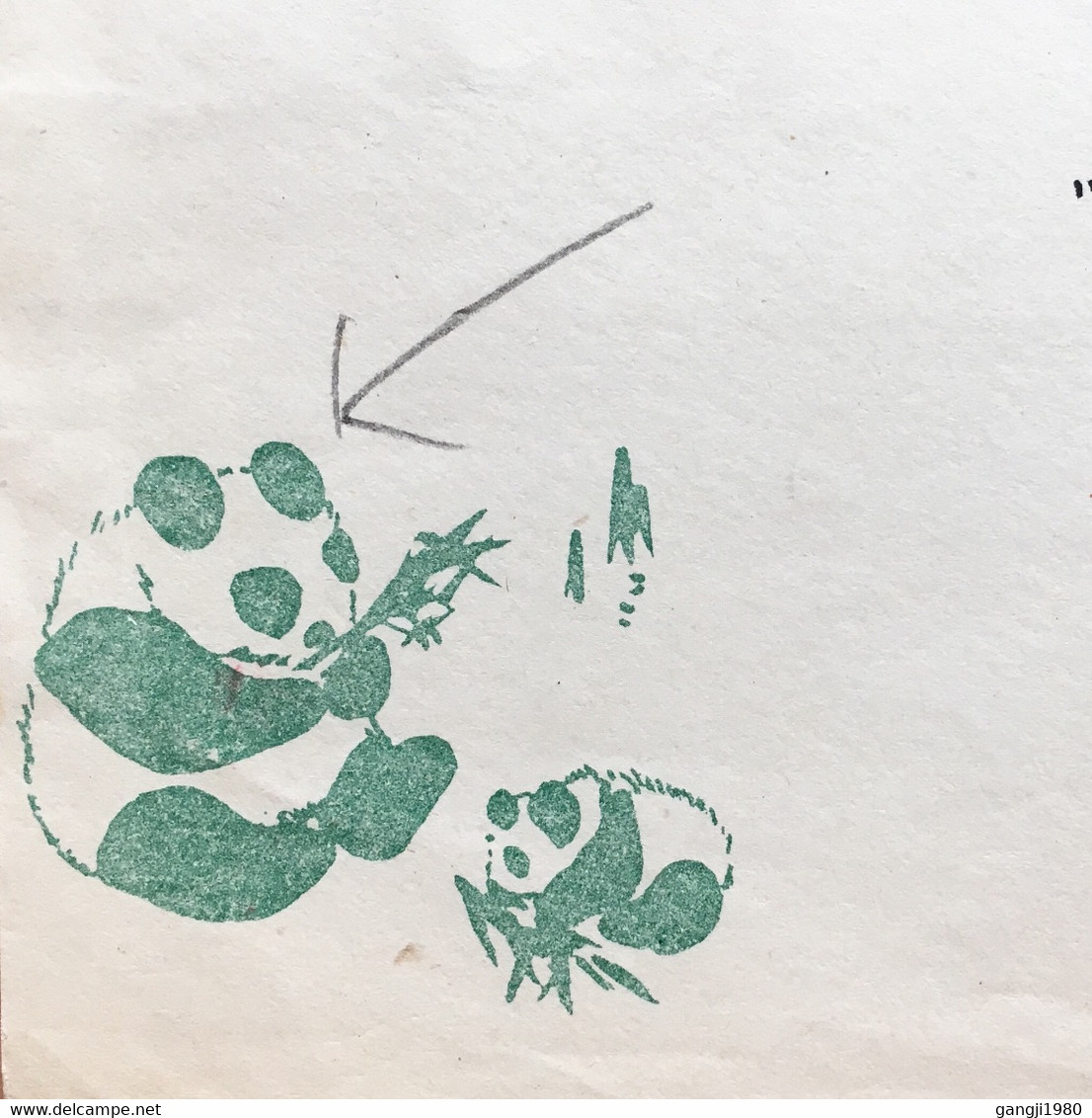 CHINA 1996, PANDA EATING GRASS ILLUSTRATE COVER, PRINTED BY HANZHONG POST, NATURE, RIVER, MOUNTAIN, FOREST STAMP USED CO - Cartas & Documentos