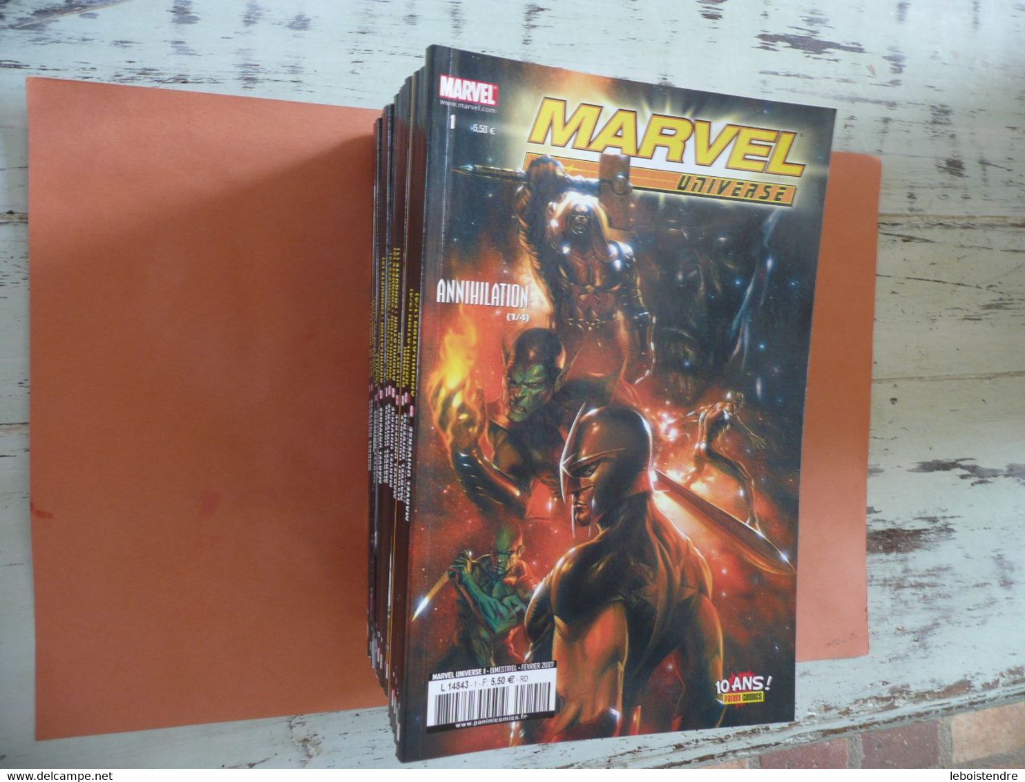 MARVEL UNIVERSE N° 1 A N° 23 SAUF N° 11 14 15 DE FEVRIER 2007 A OCTOBRE 2010 MARVEL PANINI COMICS ANNIHILATION WAR KINGS - Lots De Plusieurs BD