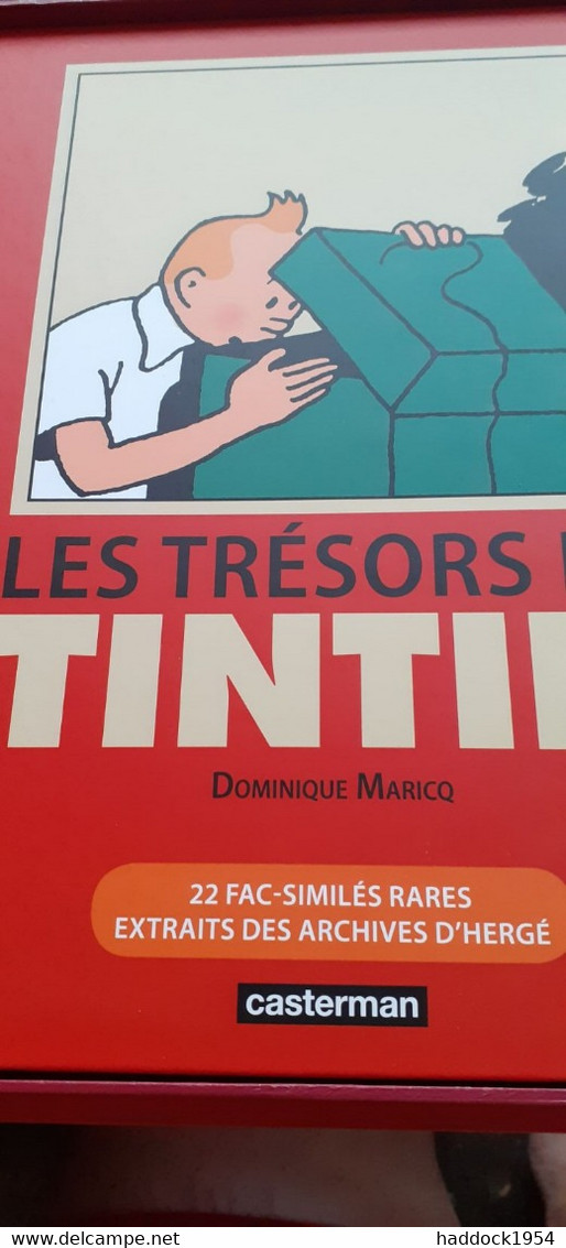 Les Trésors De TINTIN DOMINIQUE MARICQ Casterman 2014 - Tintin