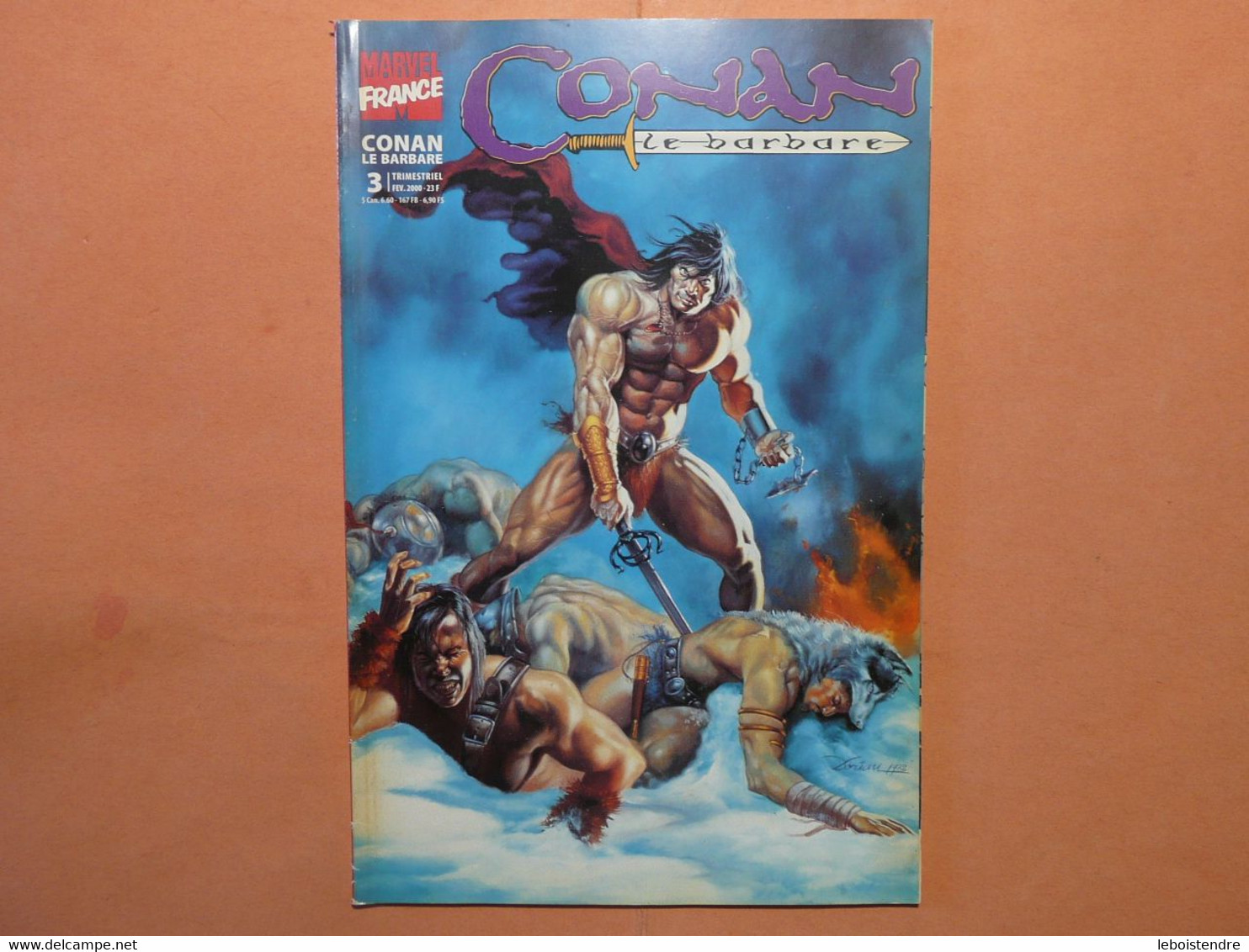 CONAN LE BARBARE N 3 FEVRIER 2000 MARVEL FRANCE PANINI FRANCE COMICS - Conan