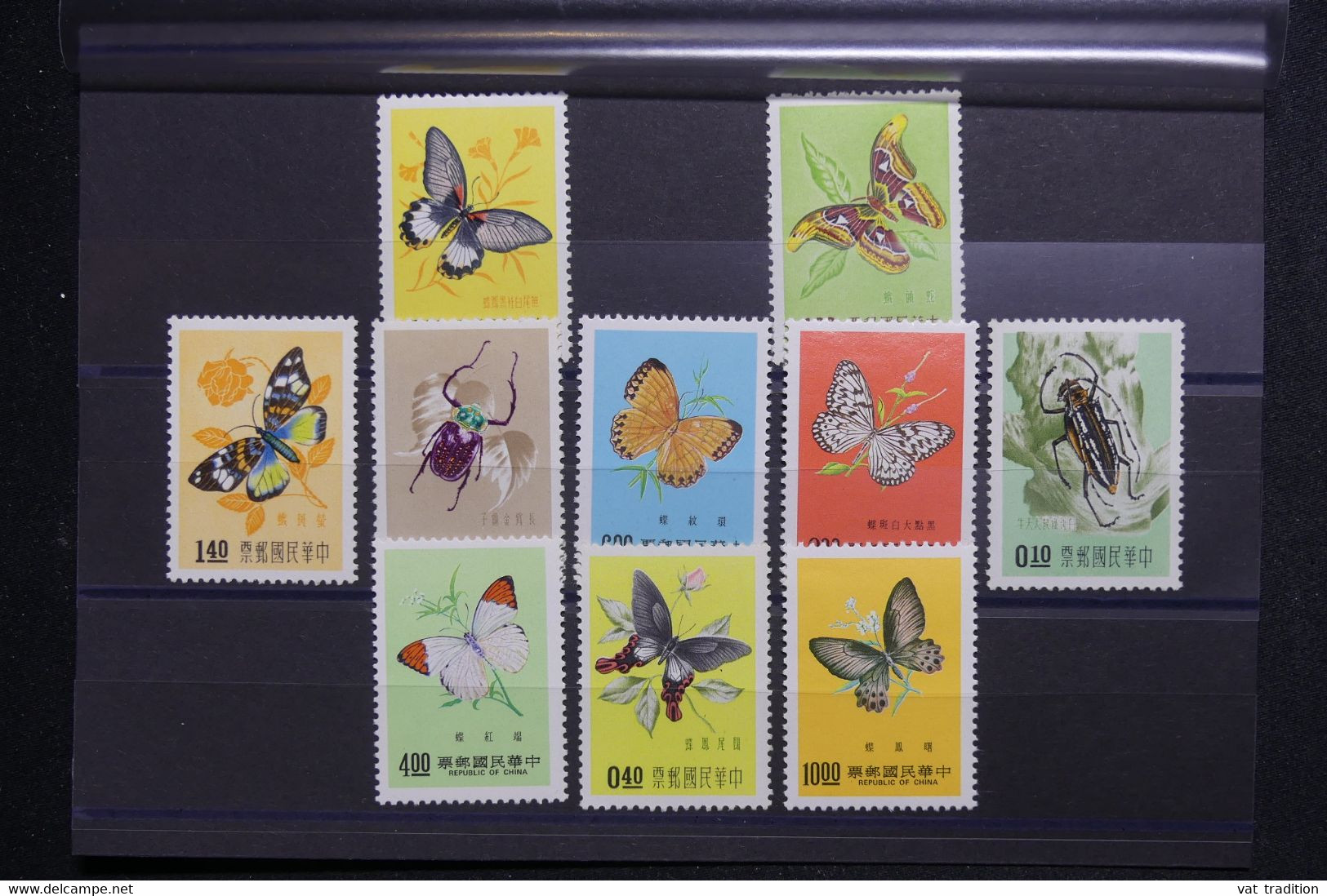 FORMOSE - Lot De 10 Valeurs - Papillons Et Insectes - Neufs ** -  L 127855 - Unused Stamps