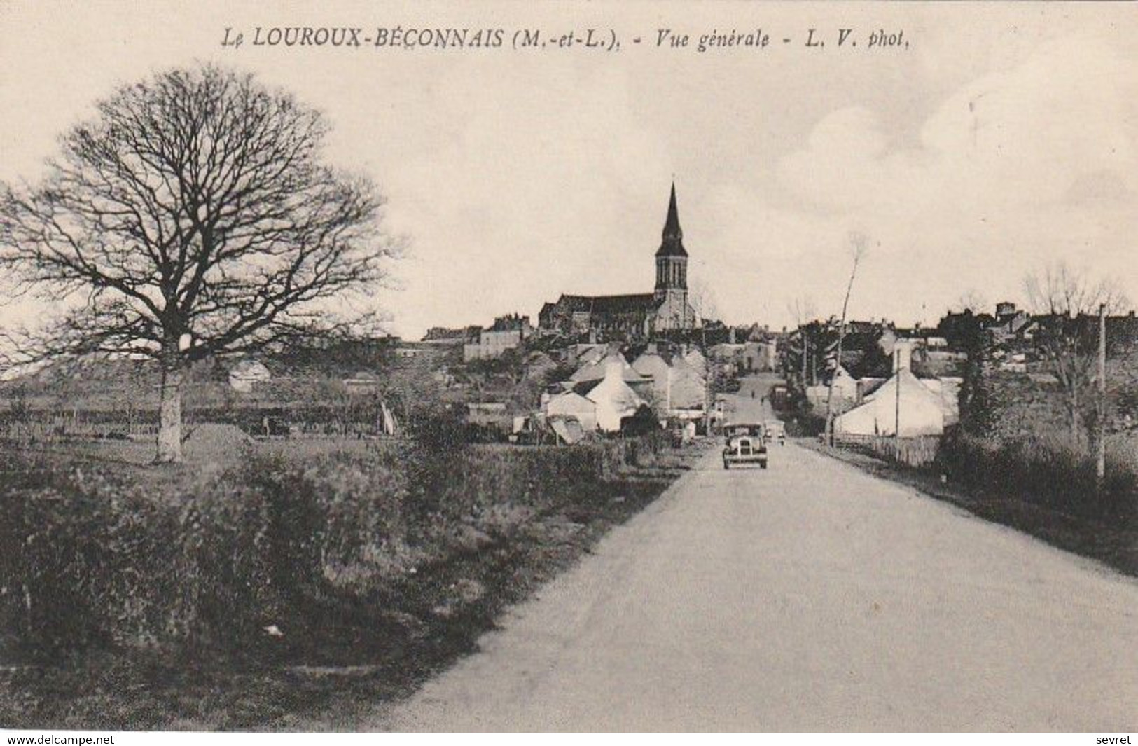 LE LOUROUX-BECONNAIS. - Vue Générale - Le Louroux Beconnais