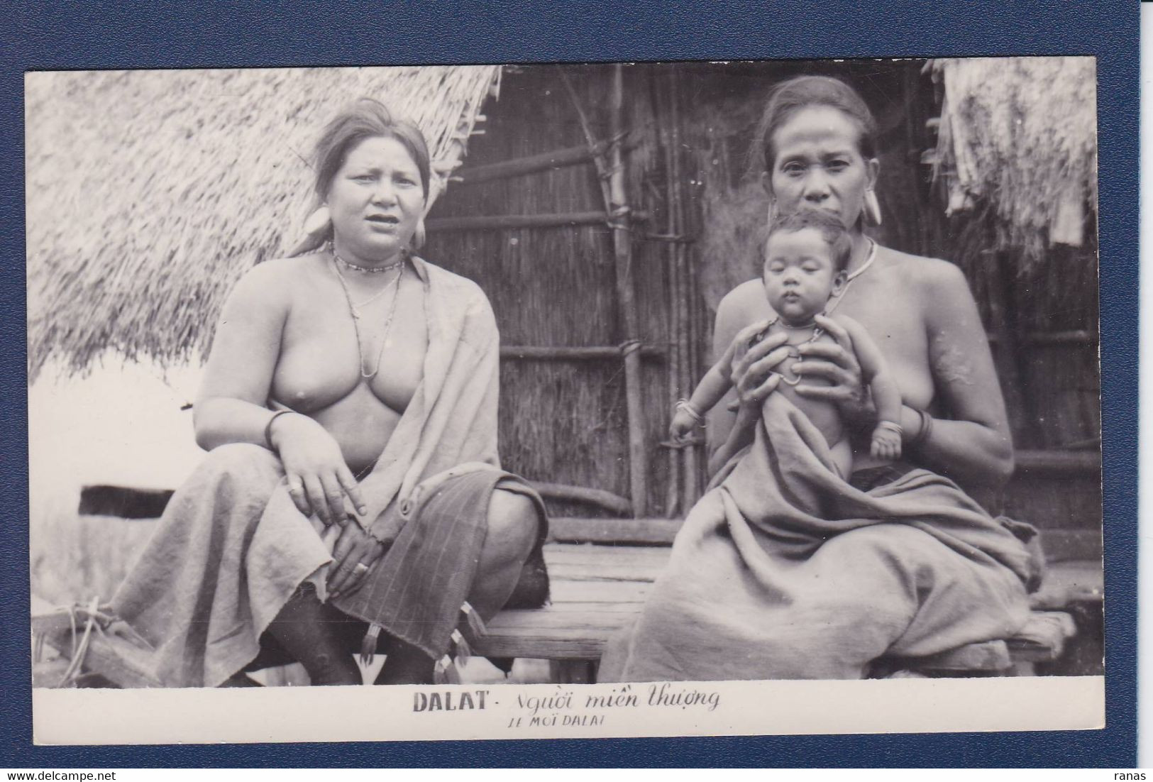 CPA Nu Féminin Asie Moïs Ethnic Dalat Indochine Non Circulé - Vietnam