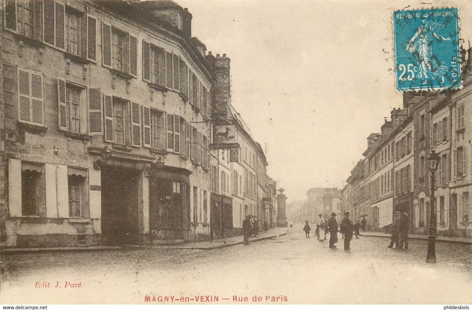 VAL D'OISE  MAGNY EN VEXIN  Rue De Paris - Magny En Vexin