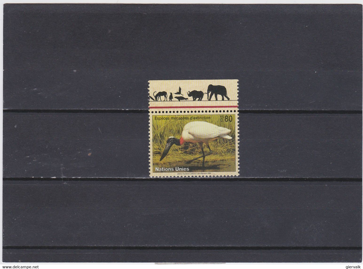 UNITED NATIONS(GENEVE) 1994 JABIRU.MNH. - Storks & Long-legged Wading Birds